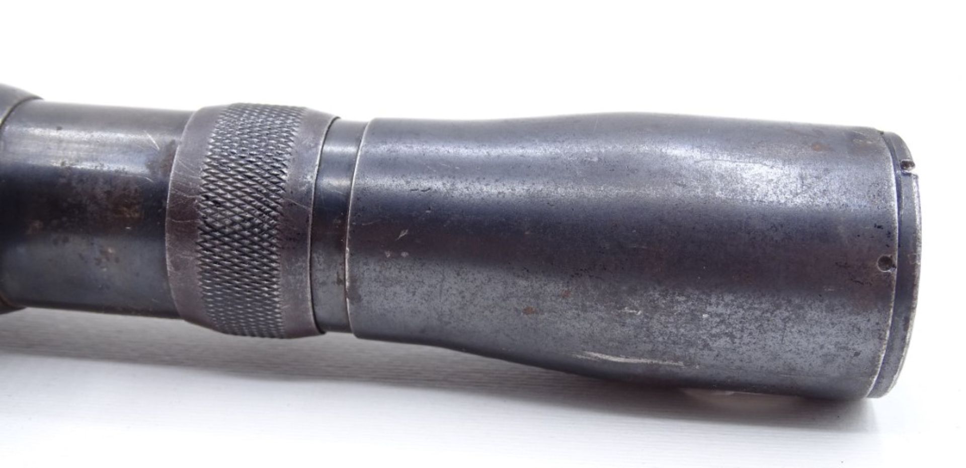 Zielfernrohr für Gewehr, 1. WK, Otto Bock Kgl. Hoflieferant Berlin, 4 Balken, klare Optik, L. 25 cm - Image 4 of 6