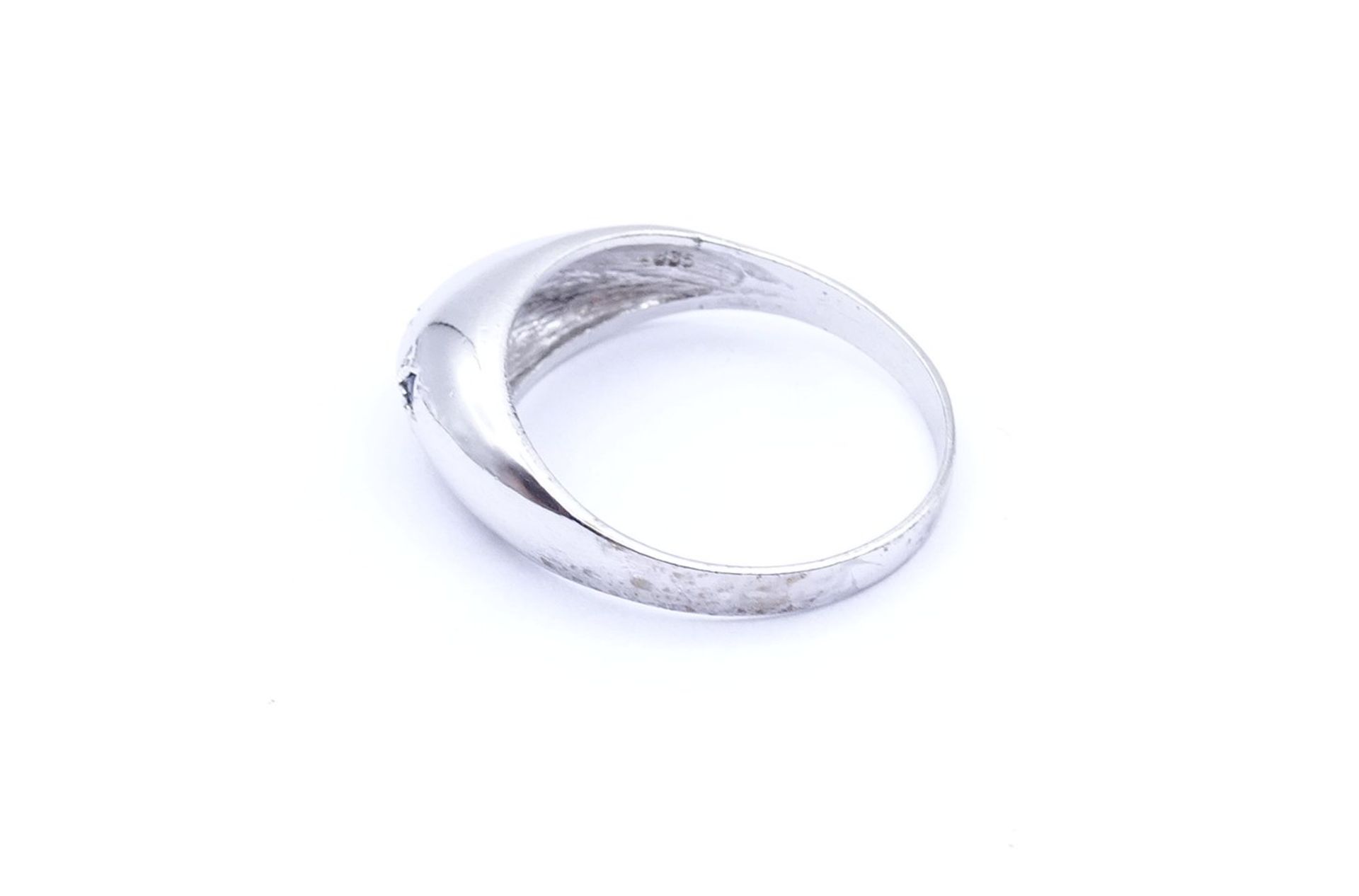 835er Silber Ring mit Farbsteinen, 2,8g., RG 59 - Image 3 of 4