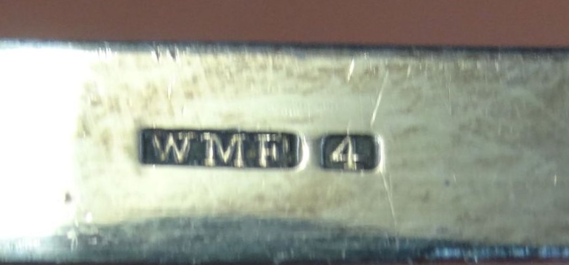 grosse, versilberte Suppenkelle "WMF", L-34 cm, guter Zustand - Bild 3 aus 3