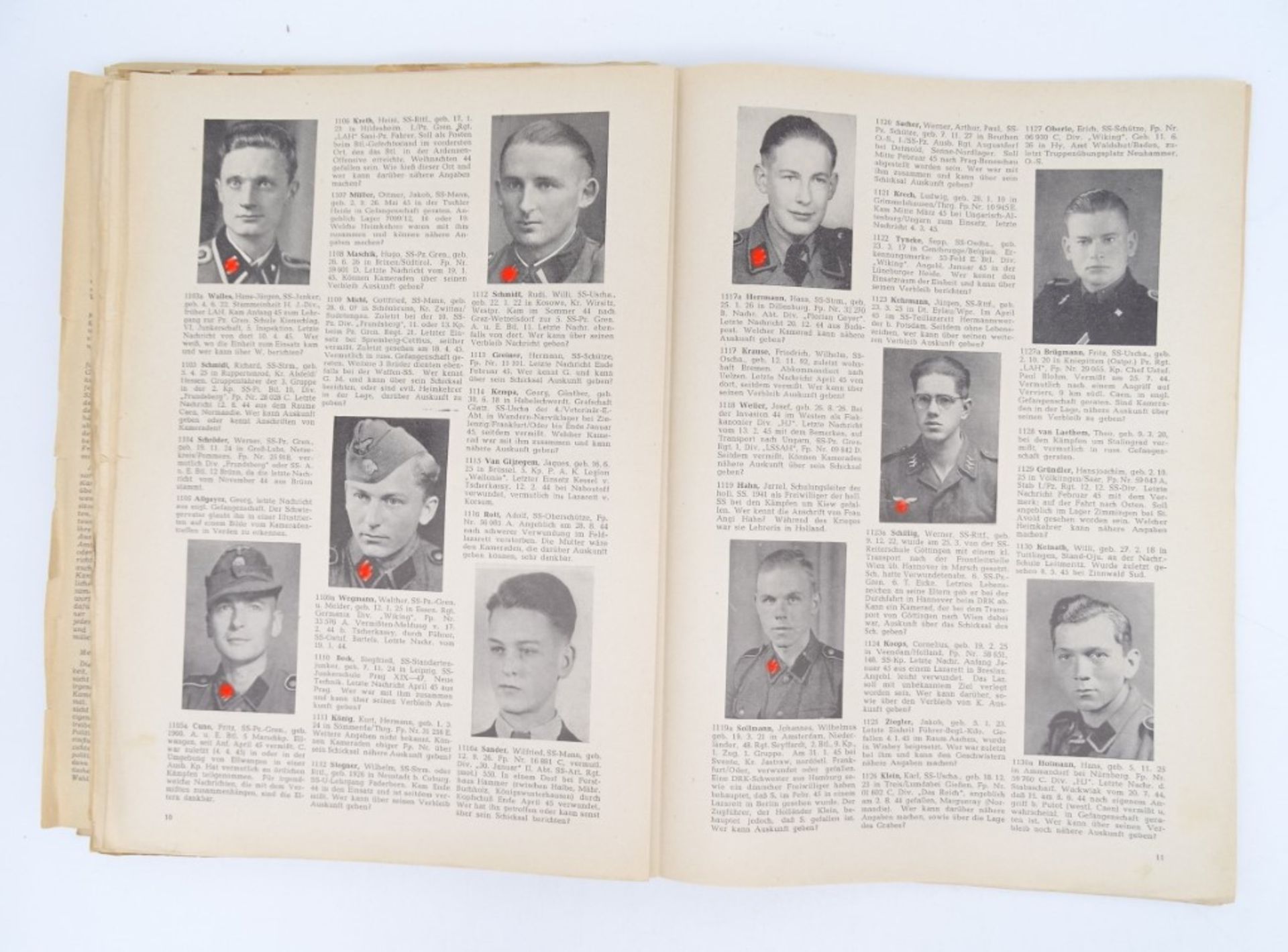 Sammelordner "Wiking-Ruf" 1952 mit 18 Ausgaben von 1951-1953, mit Altersspuren, teilweise leichte B - Image 6 of 6