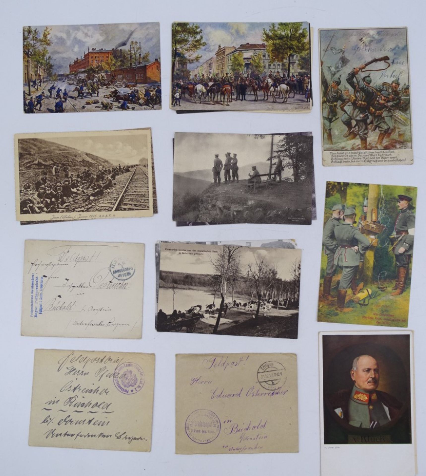 Konvolut alter Feldpostkarten, Kaiserreich, 1. WK, überwiegend gelaufen, ca. 130 St. - Image 4 of 5