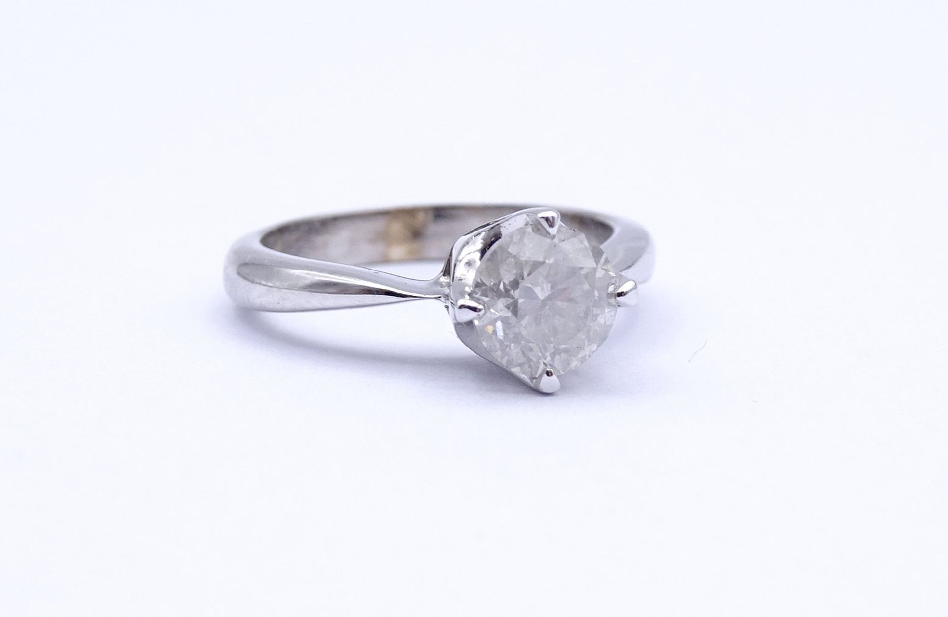 Diamant Ring, Weißgold 14K , Diamant 1,50ct., Farbe H , Reinheit P1, 4,8g., RG 54 / 55 - Image 7 of 7