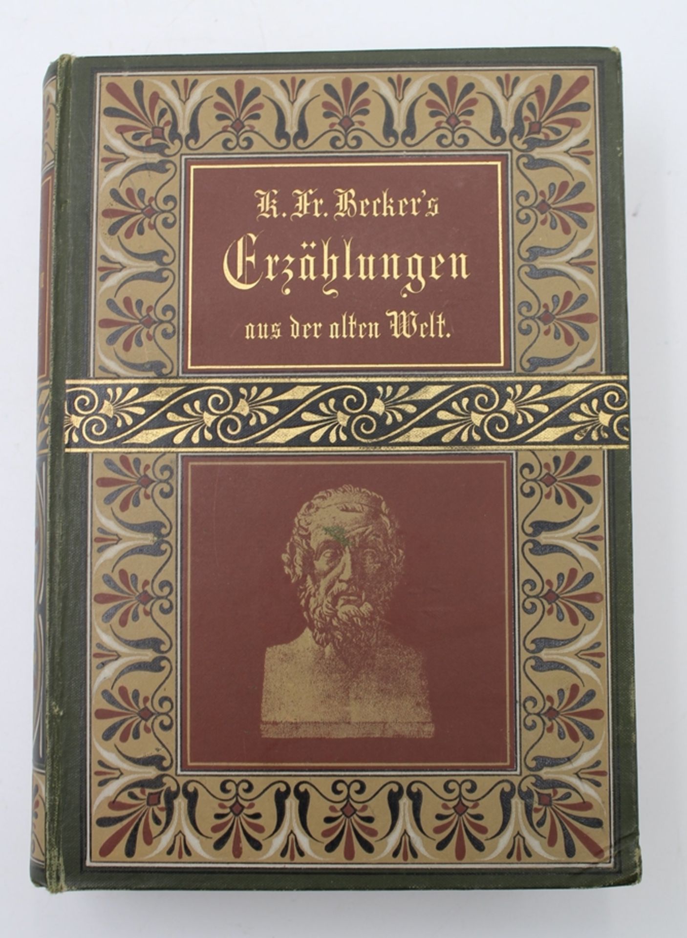 Becker's Erzählungen aus der alten Welt, Halle a.d.S. 1890, Altersspuren, 1x Seite lose