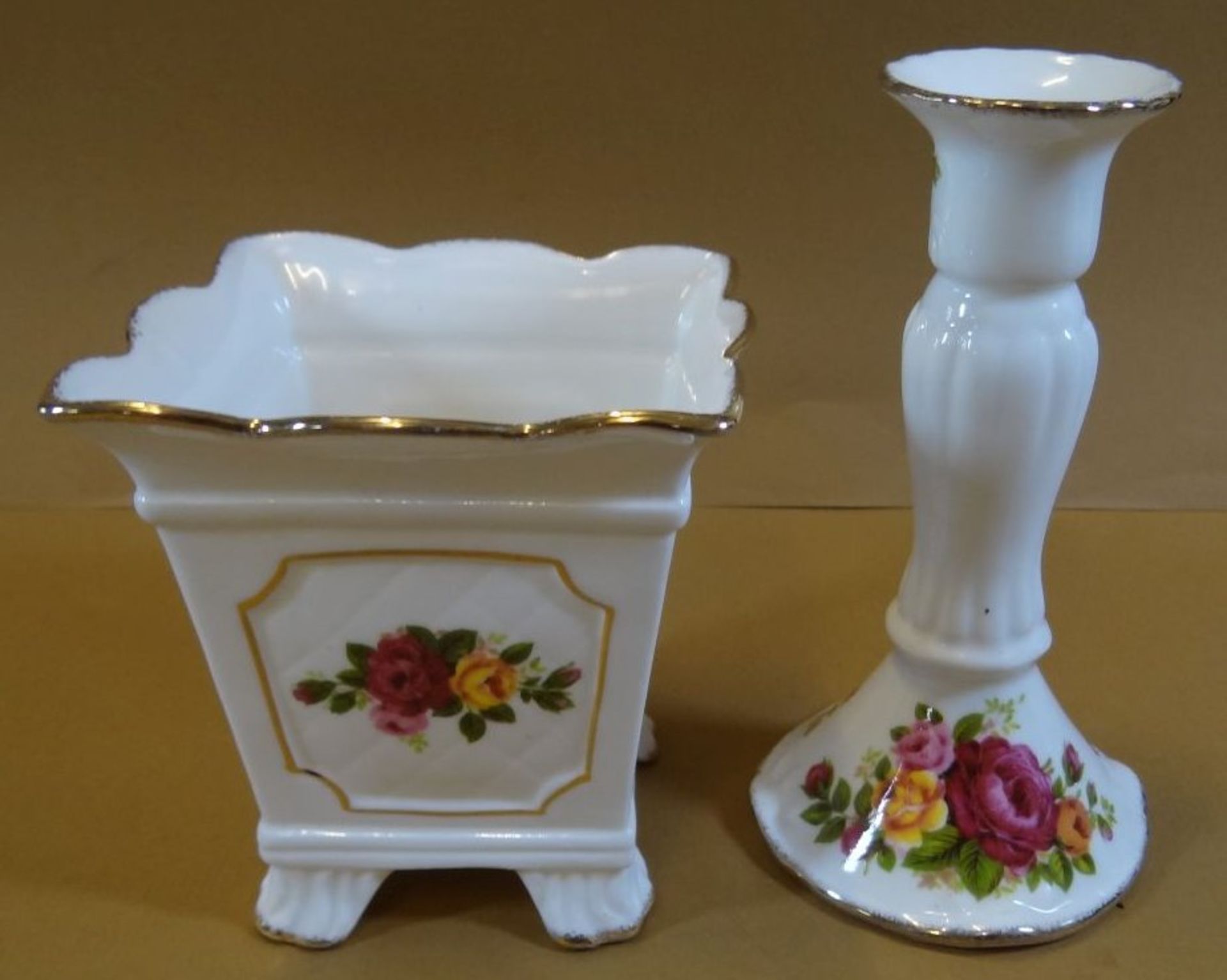 21 Serviceteile "Royal Albert" Old Country Roses, 1x Chip - Image 17 of 17