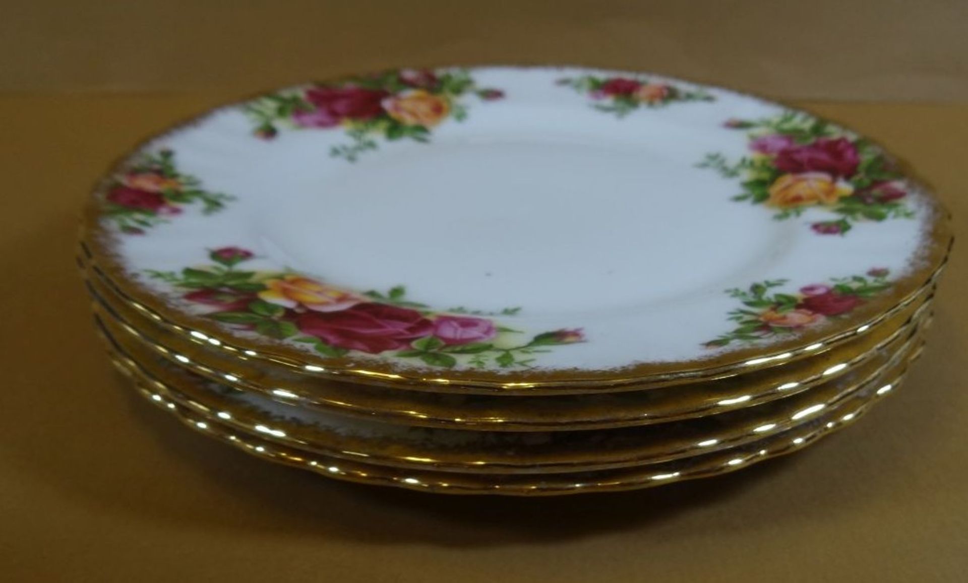 21 Serviceteile "Royal Albert" Old Country Roses, 1x Chip - Image 5 of 17