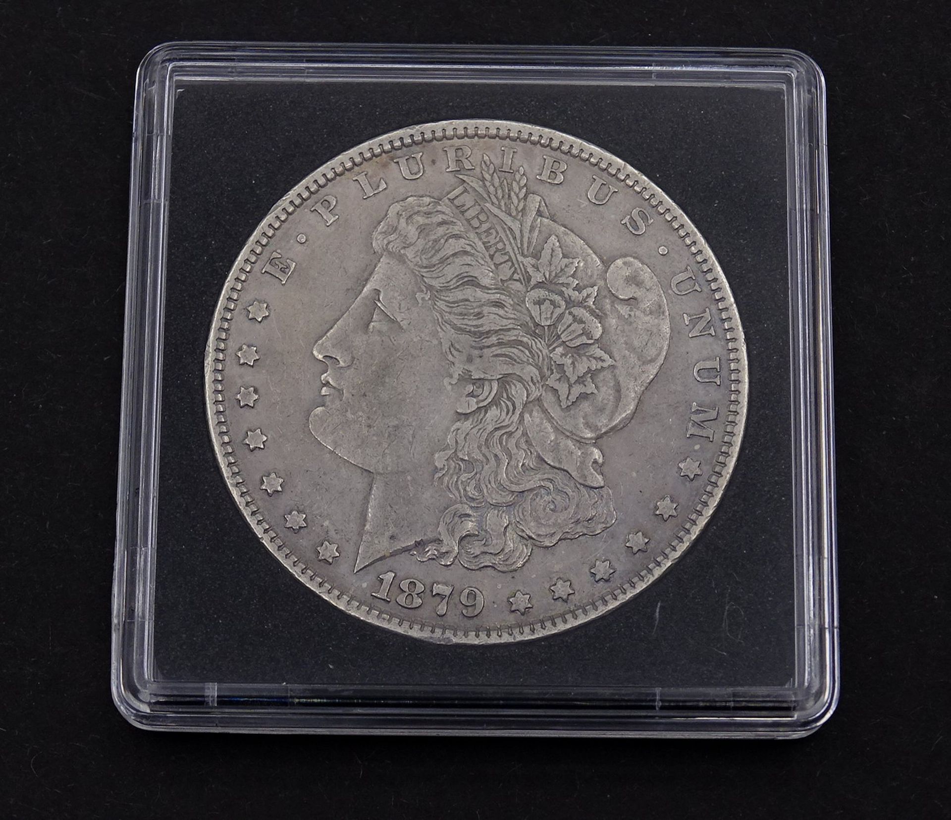 Morgan Dollar 1879 USA, gekapselt