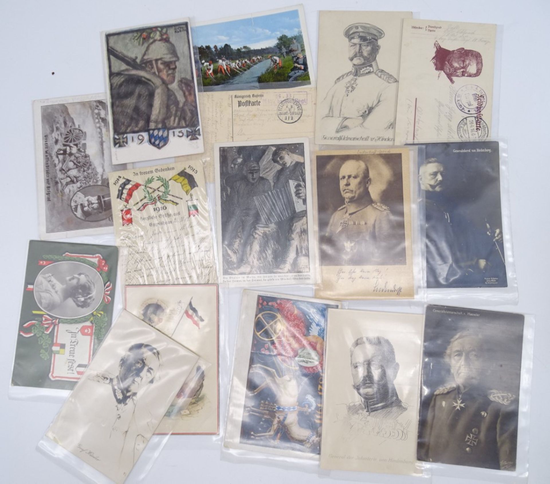 Konvolut Postkarten, Kaiserreich, mit patriotischen Motiven, viele Wohlfahrtskarten, ca. 170 St., e