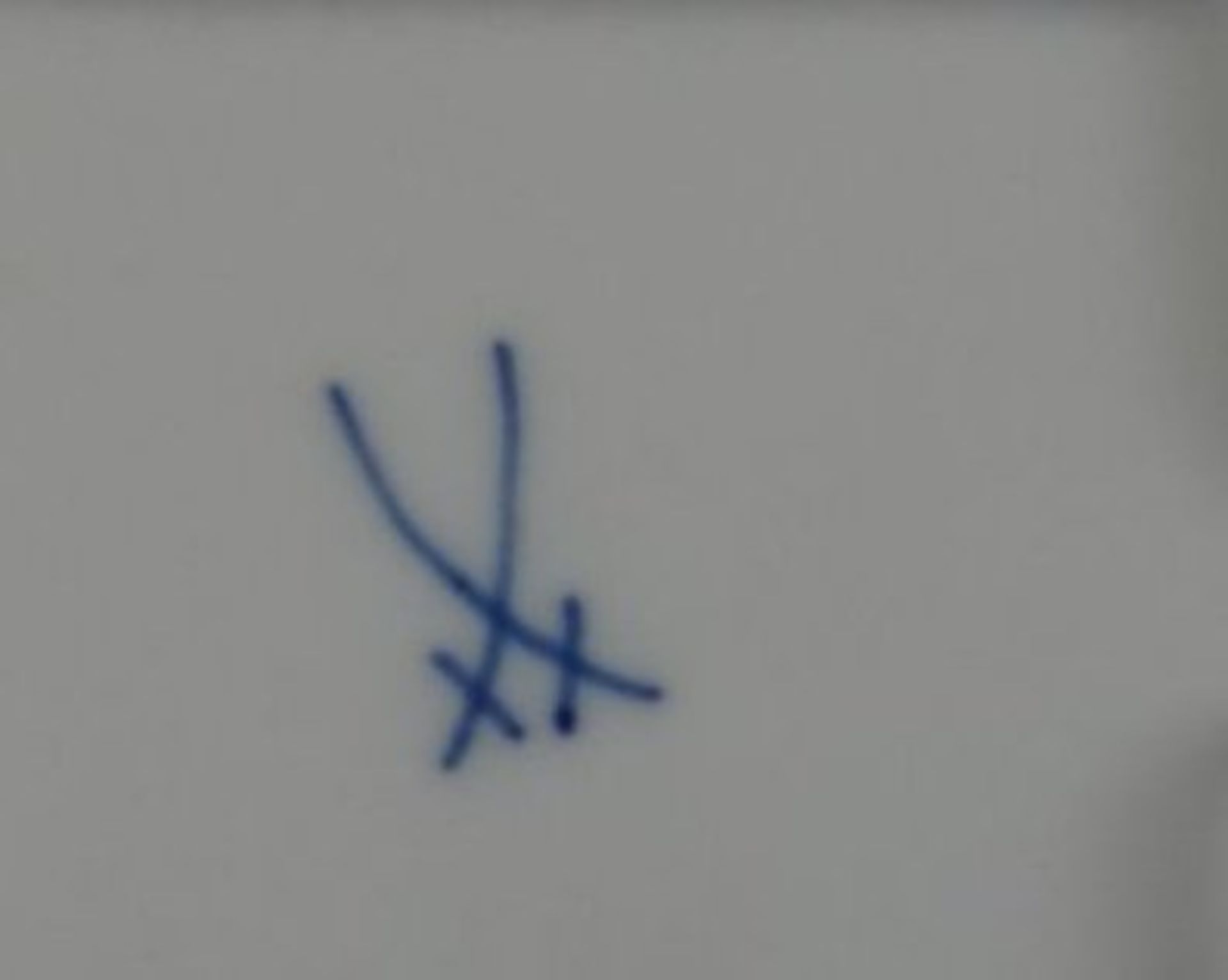 runder Teller "Meissen" purpur  Drache, D-18,5 cm, 1.Wahl - Bild 3 aus 3