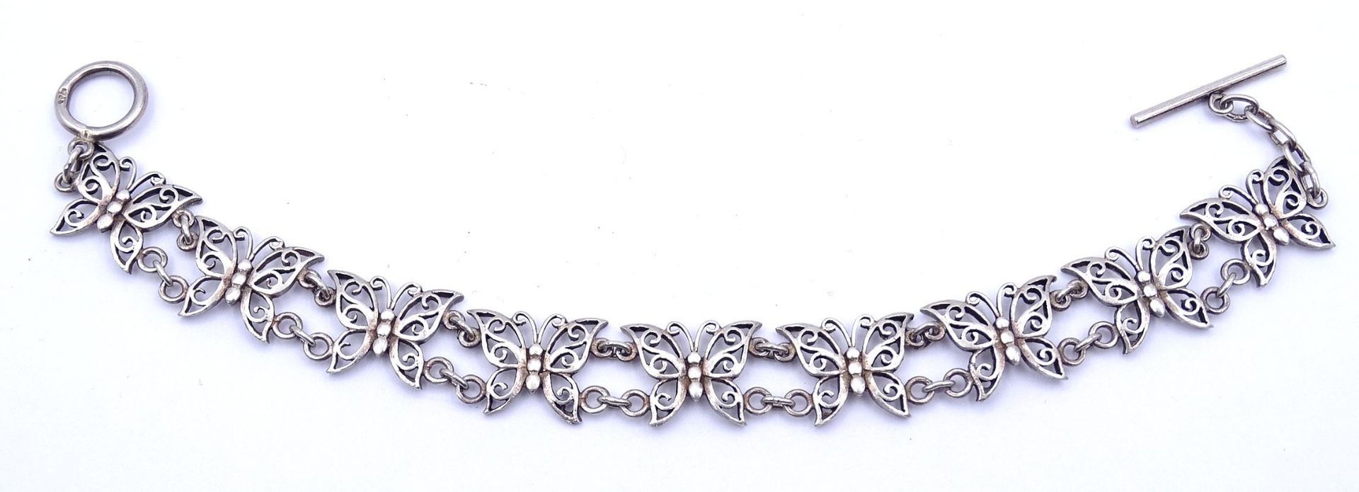 925er Silber Armband L. 19cm, 10g.