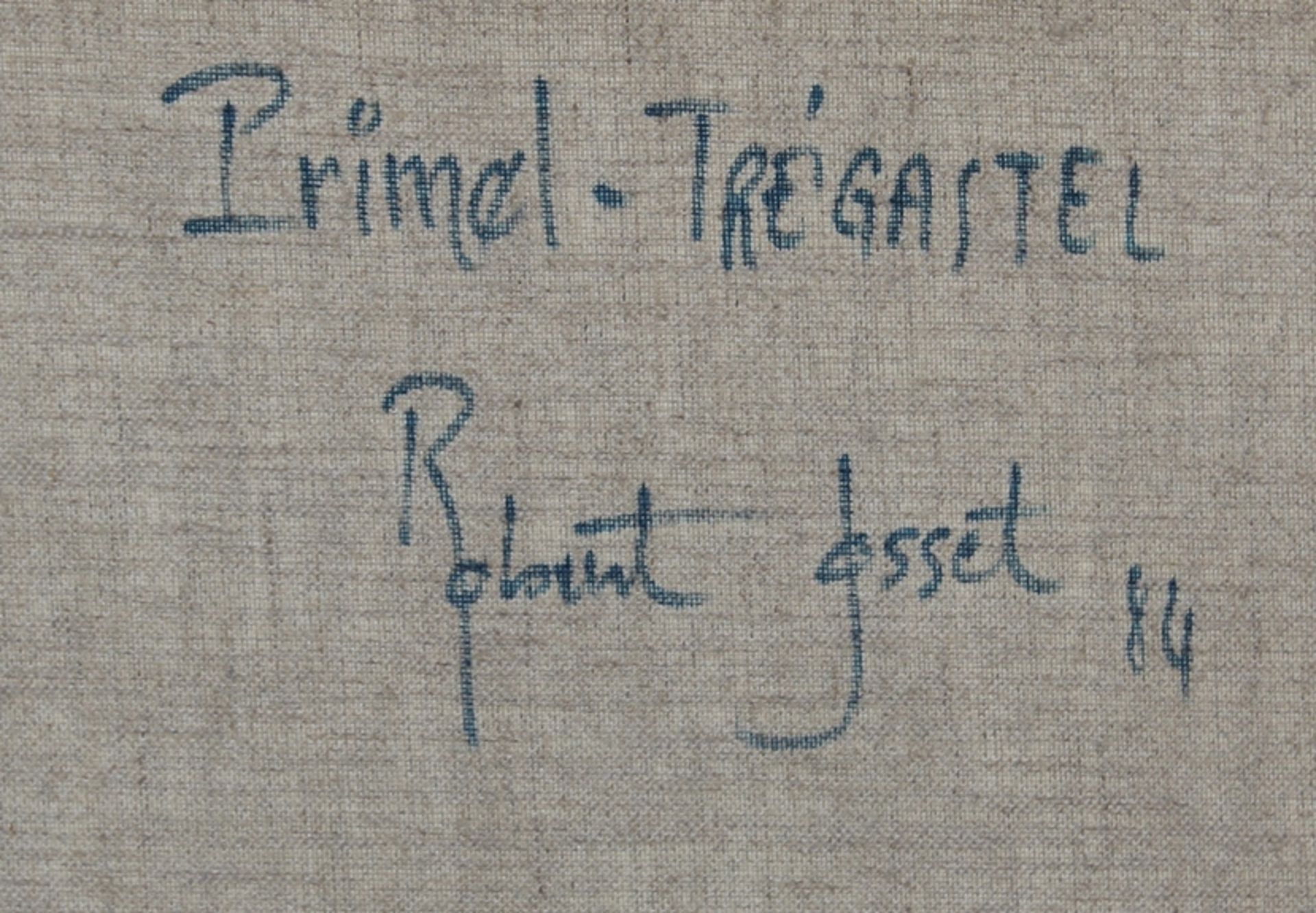 Robert JOSSET (XX), Primel-Trégastel, Öl/Leinwand, gerahmt, RG 48 x 56cm - Bild 5 aus 5