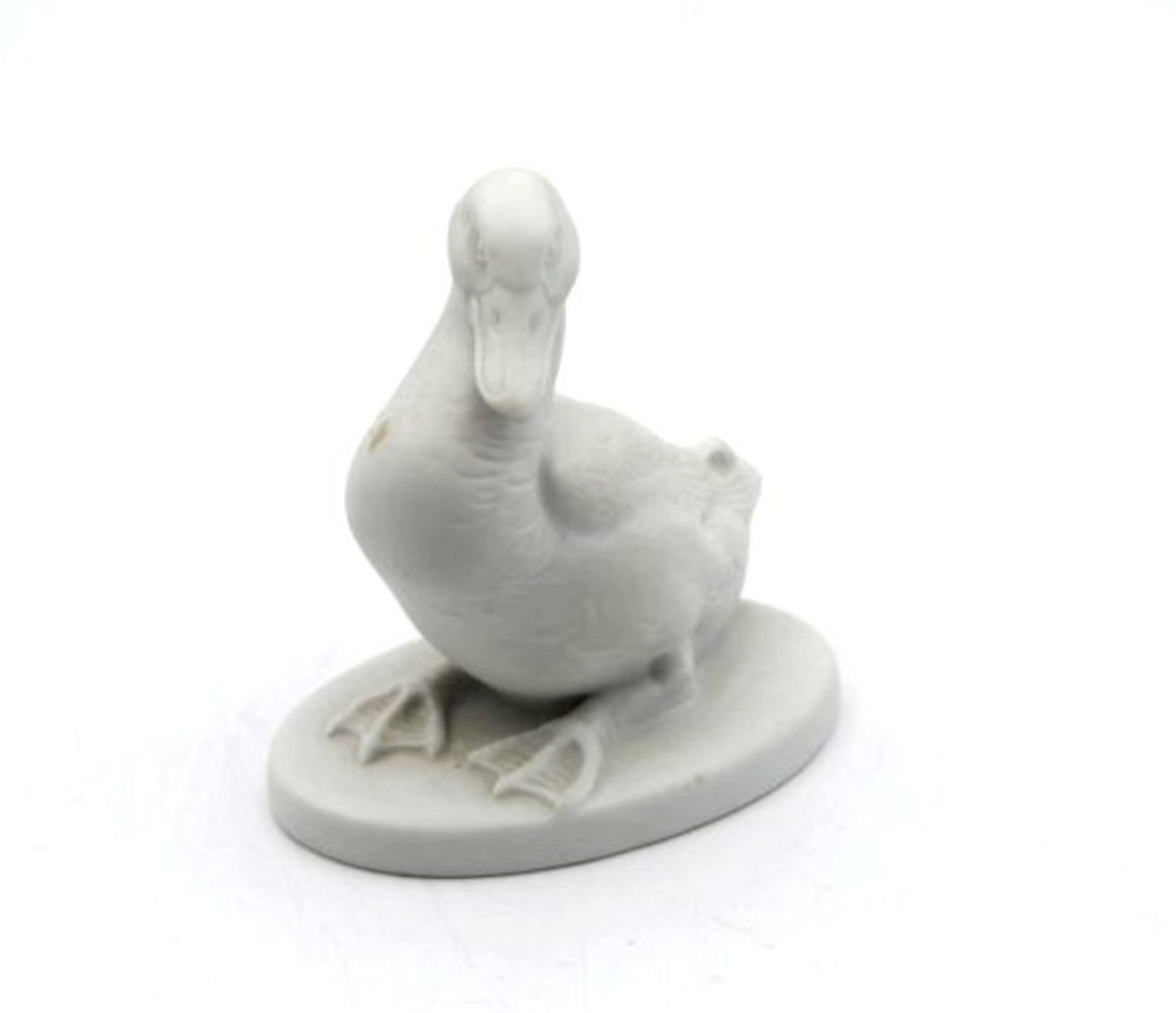 Ente, Rosenthal classic, Weißporzellan, H-7cm.