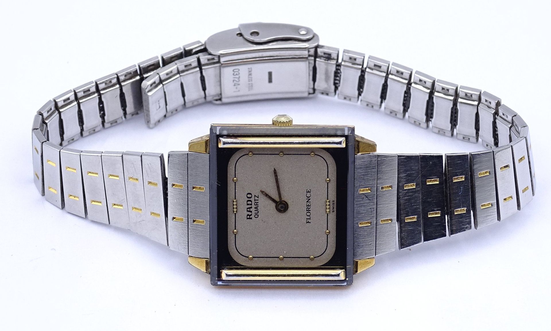 Damen Armbanduhr RADO Florence, Saphirglas, Quartzwerk, bicolor, Gehäuse 24x21mm, Funktion nicht ge - Image 2 of 5