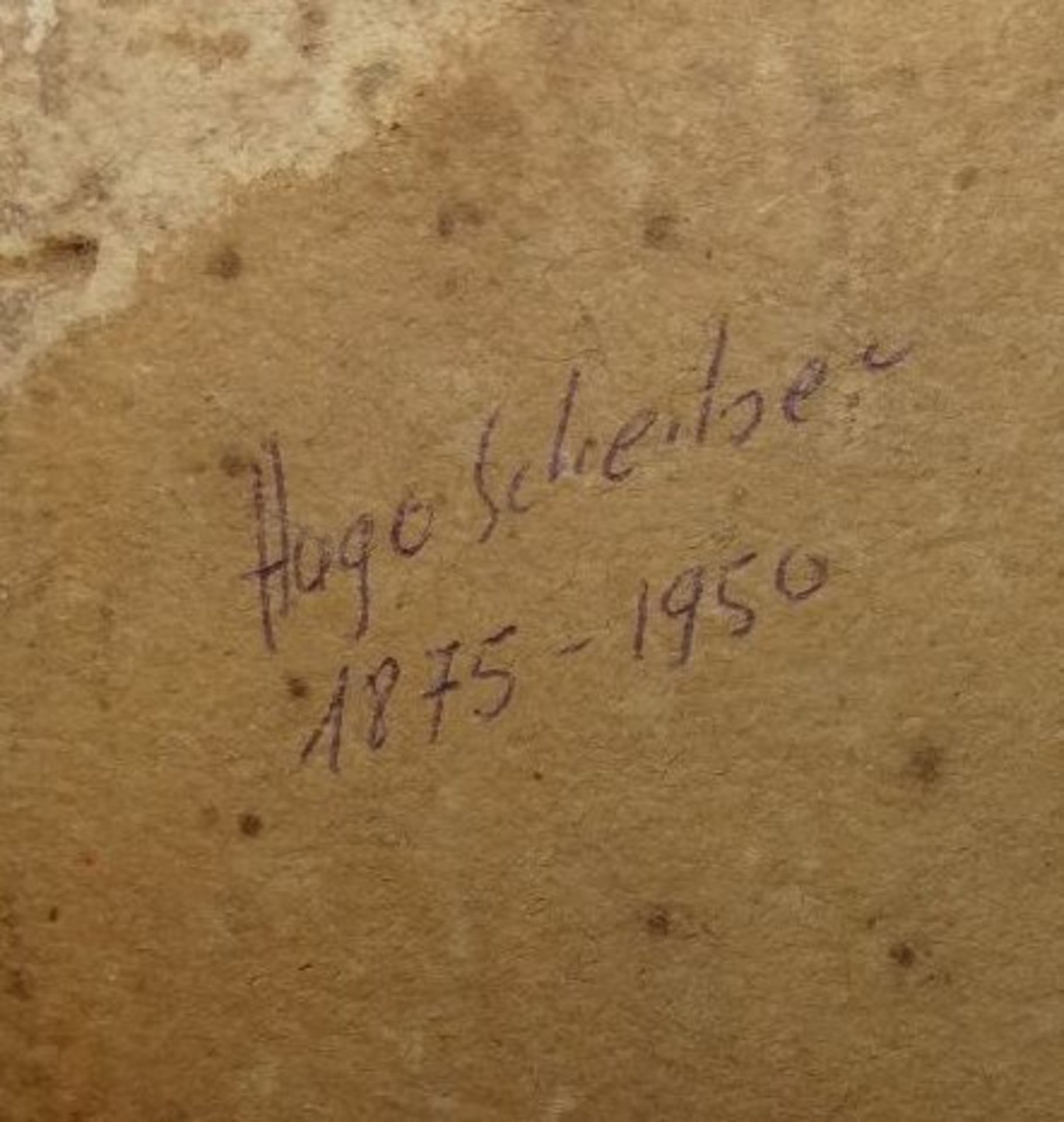 Hugo SCHEIBER (1873-1950) "Pferderennen"  Öl/Platte, gerahmt, RG 62x76 cm - Bild 6 aus 8