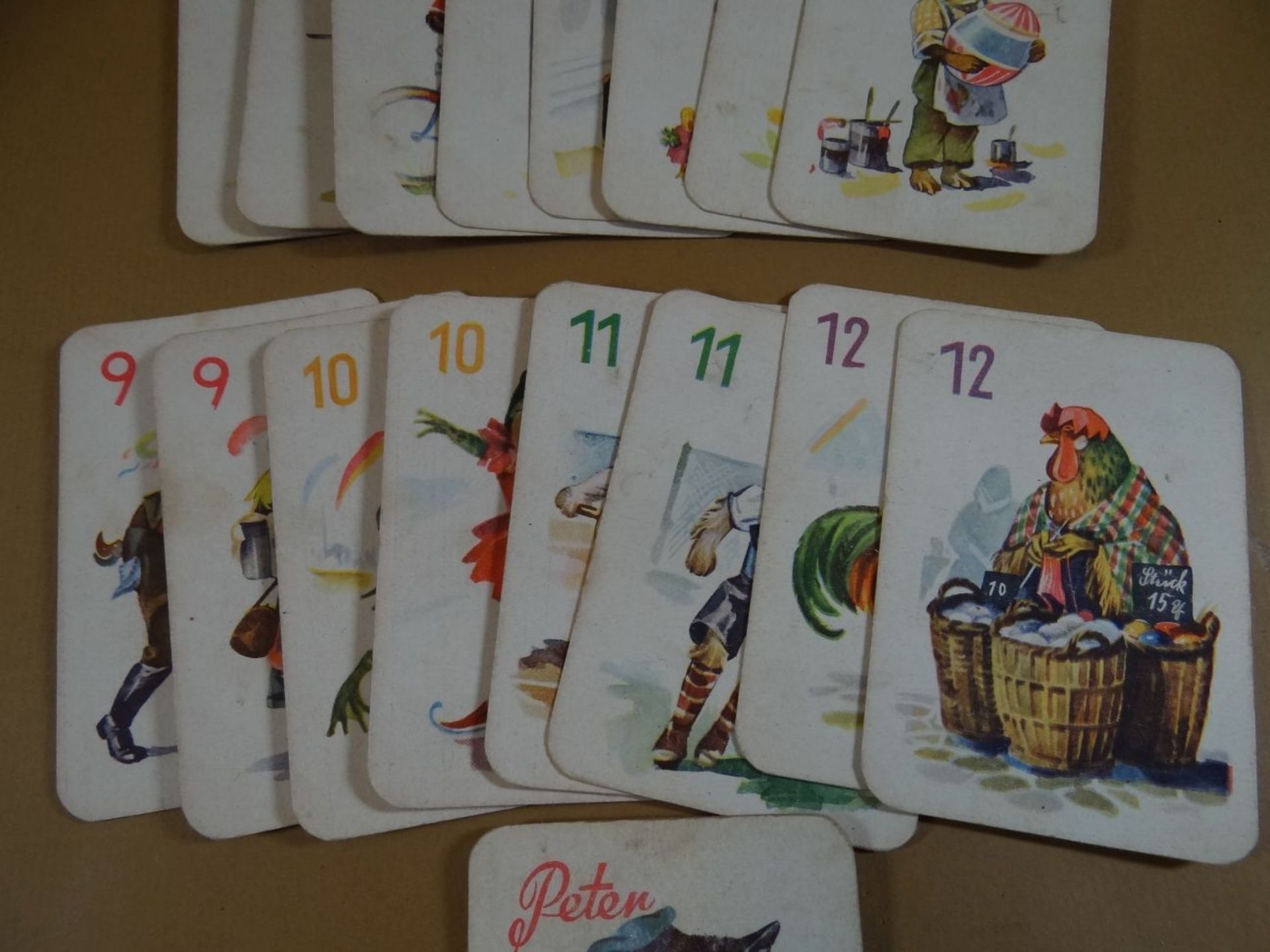 altes Kartenspiel "Schwarzer Peter", wohl vollständig - Bild 5 aus 8