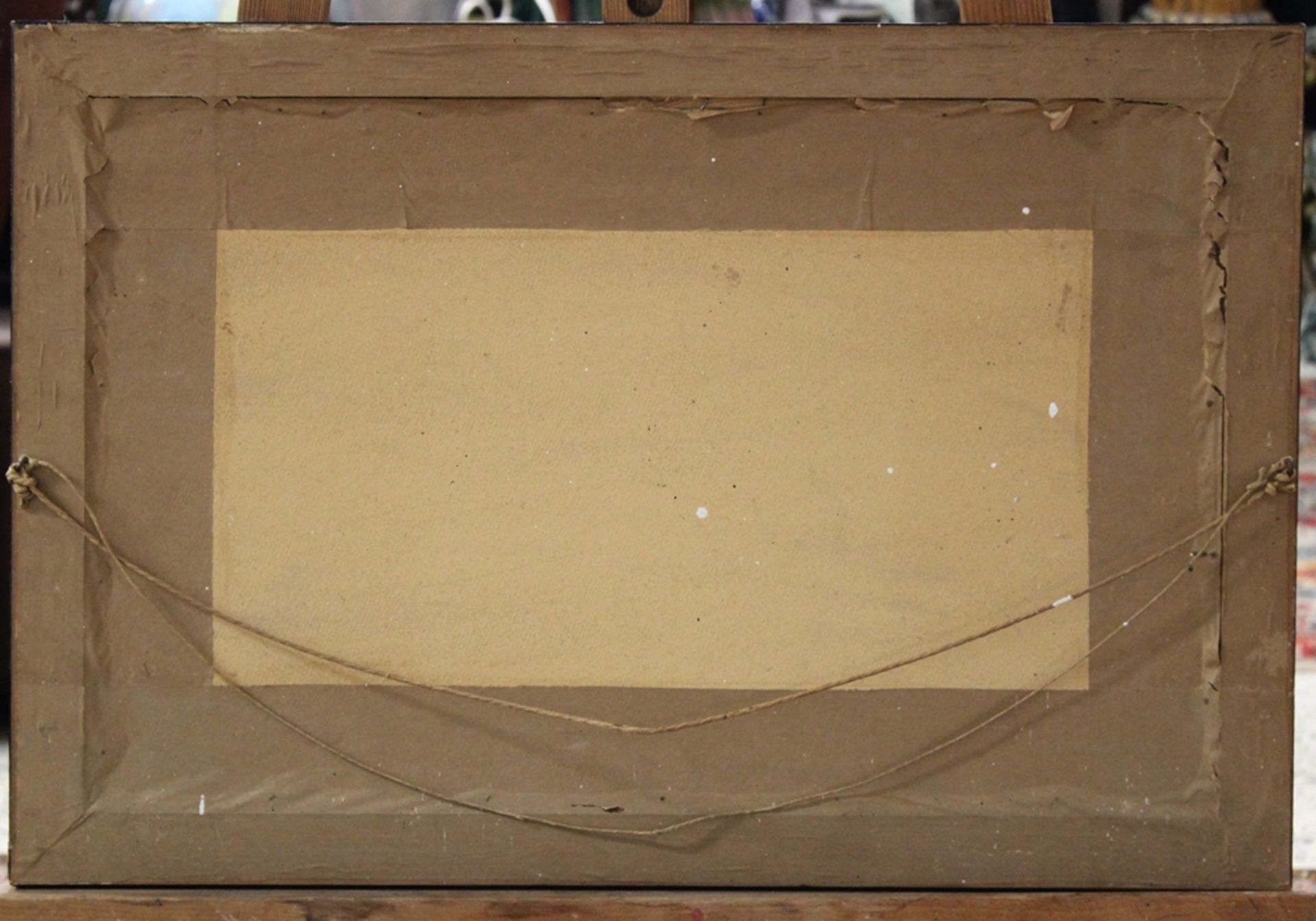 S.Nitsch, Segler mit Dampfer im Hintergrund, Öl/Hartfaser, gerahmt, RG 43 x 64cm. - Image 4 of 4