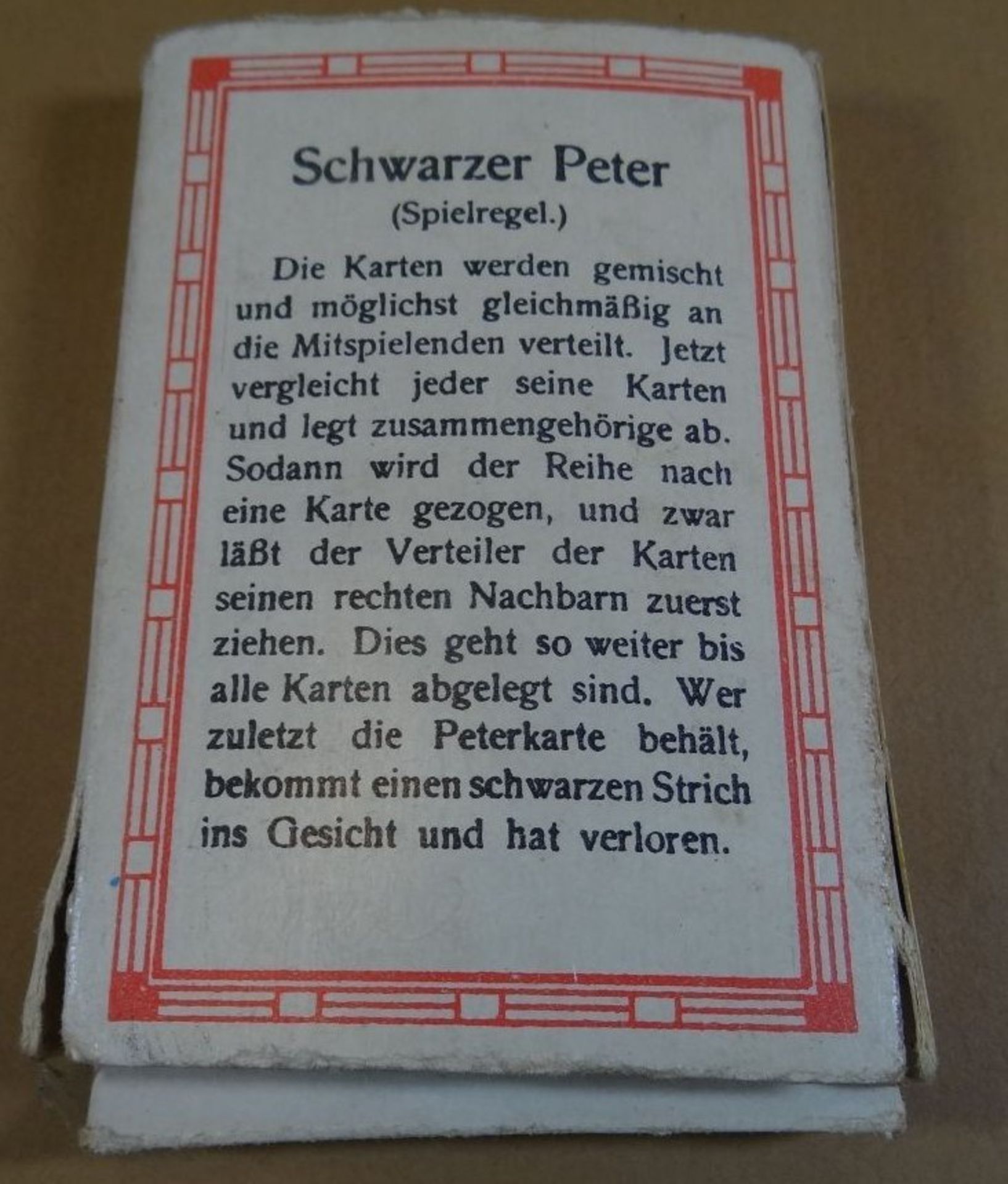 altes Kartenspiel "Schwarzer Peter", wohl vollständig - Bild 8 aus 8