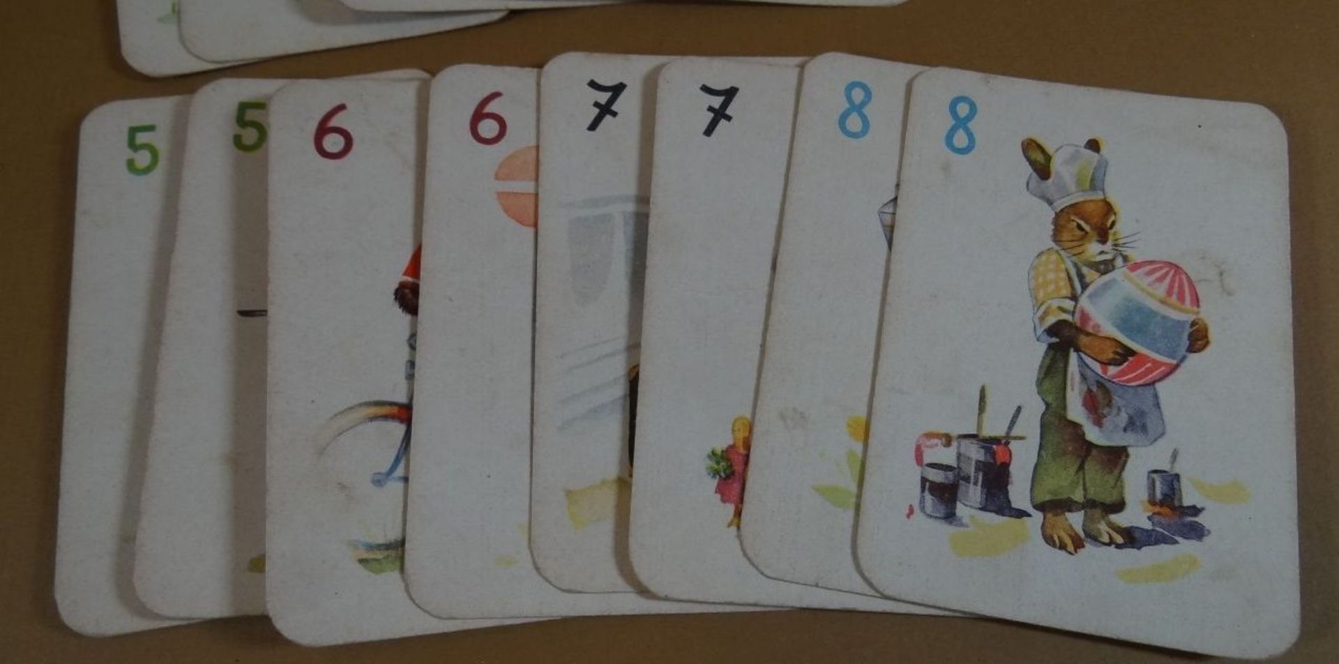 altes Kartenspiel "Schwarzer Peter", wohl vollständig - Bild 4 aus 8