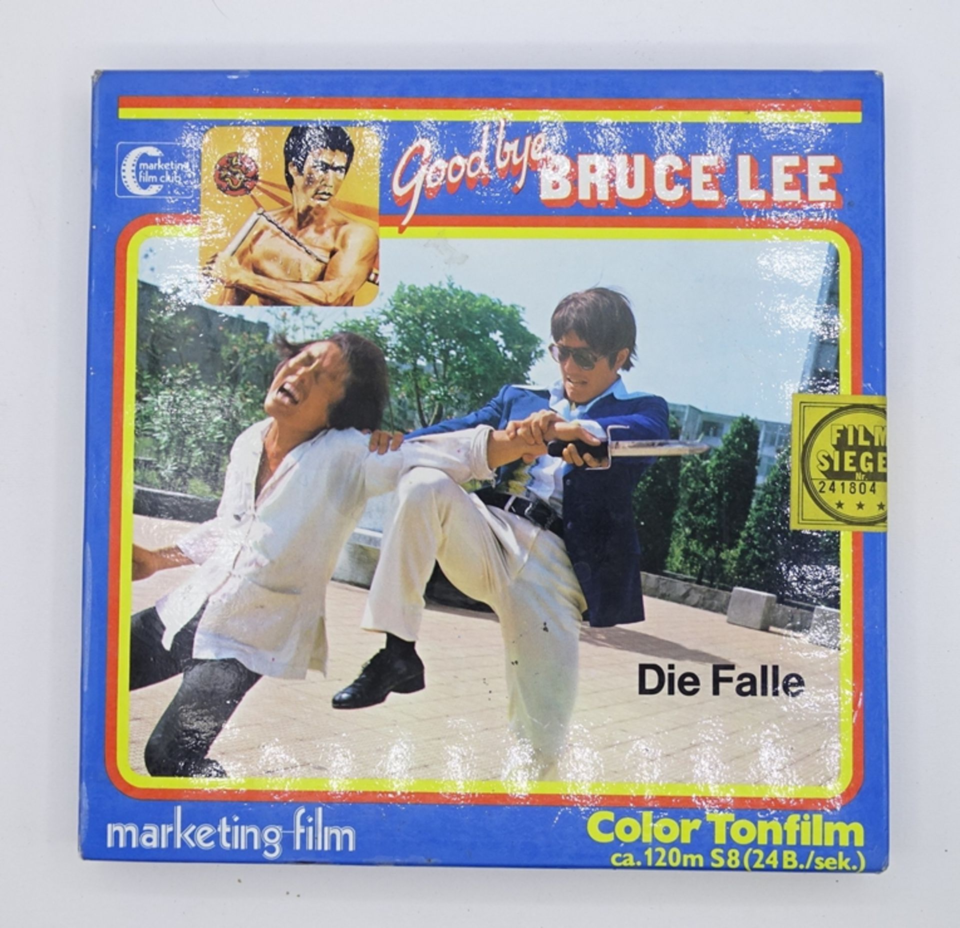 S8 Color Tonfilm "Goodbye Bruce Lee: Die Falle", Marketing Film Club, mit Gebrauchsspuren