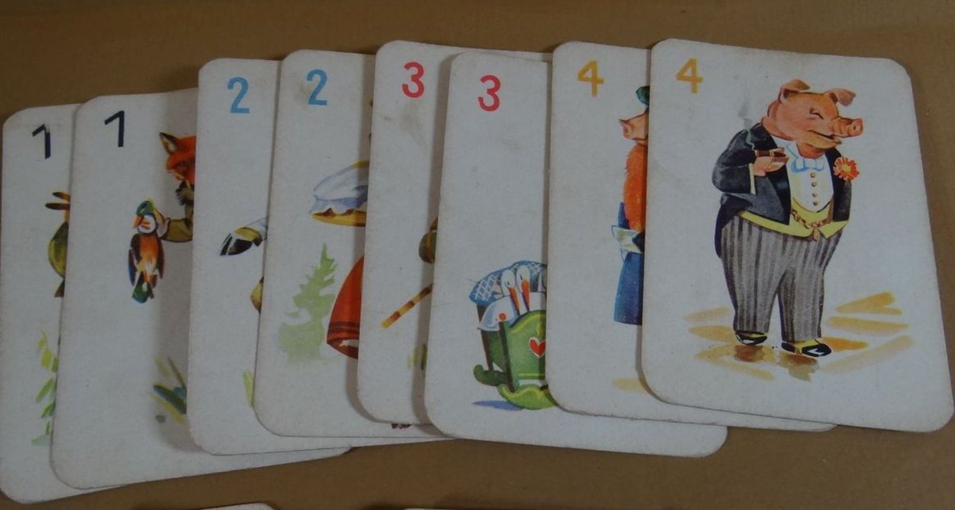 altes Kartenspiel "Schwarzer Peter", wohl vollständig - Bild 3 aus 8