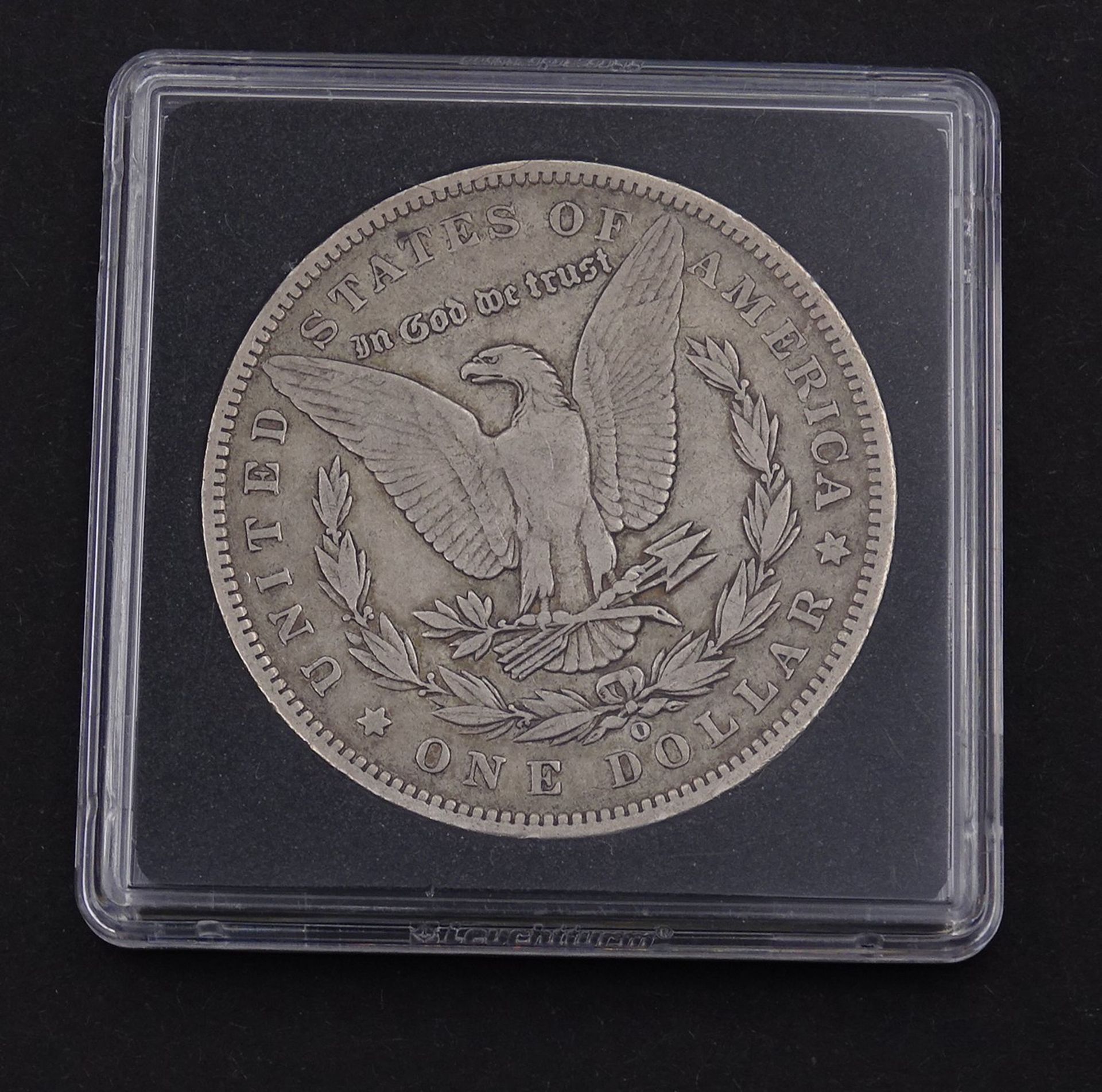 Morgan Dollar 1890 O, USA, gekapselt - Bild 2 aus 2