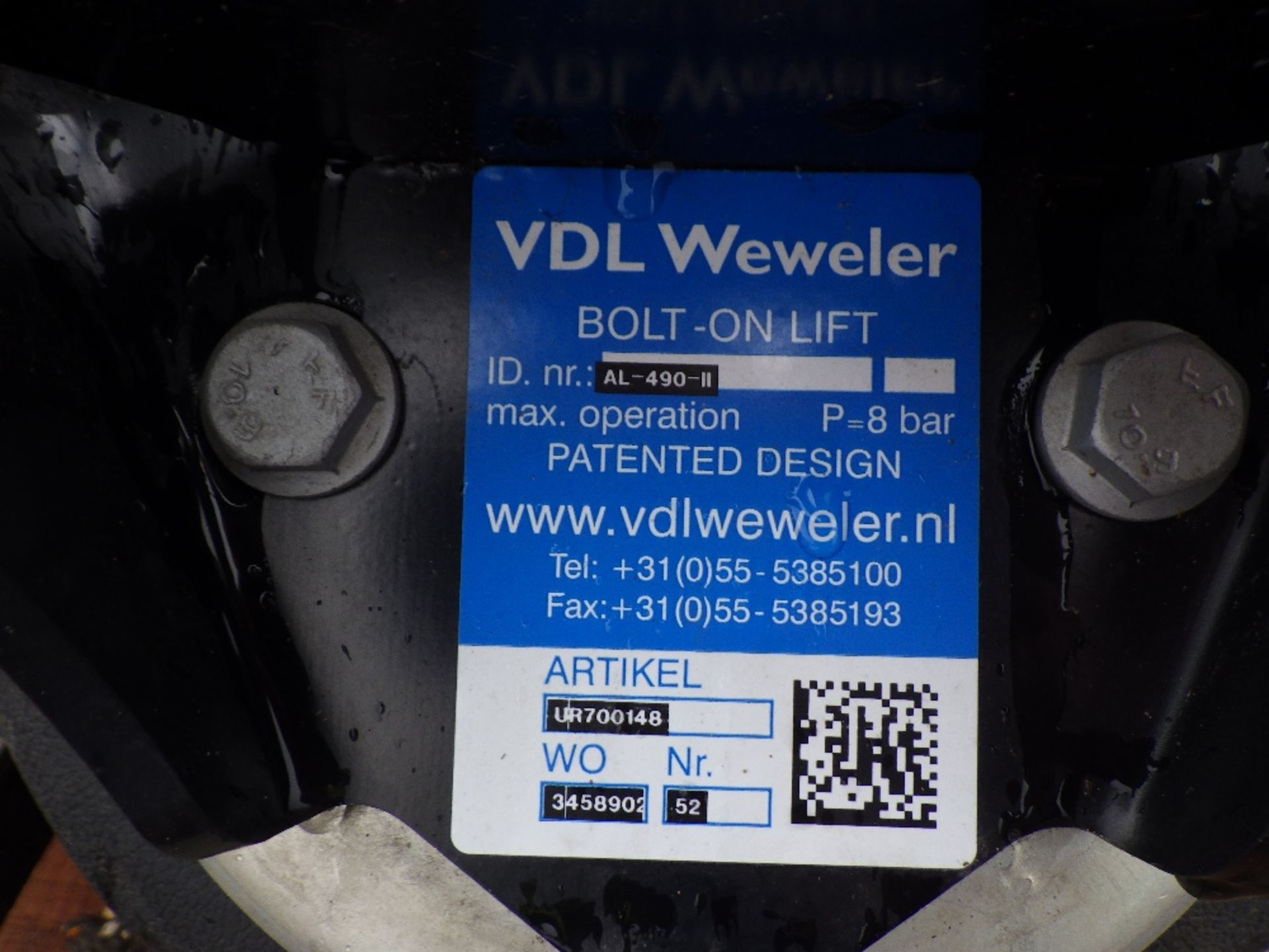 VDL LIFT AXLE AIR SPRING (4 OF) - Image 3 of 3