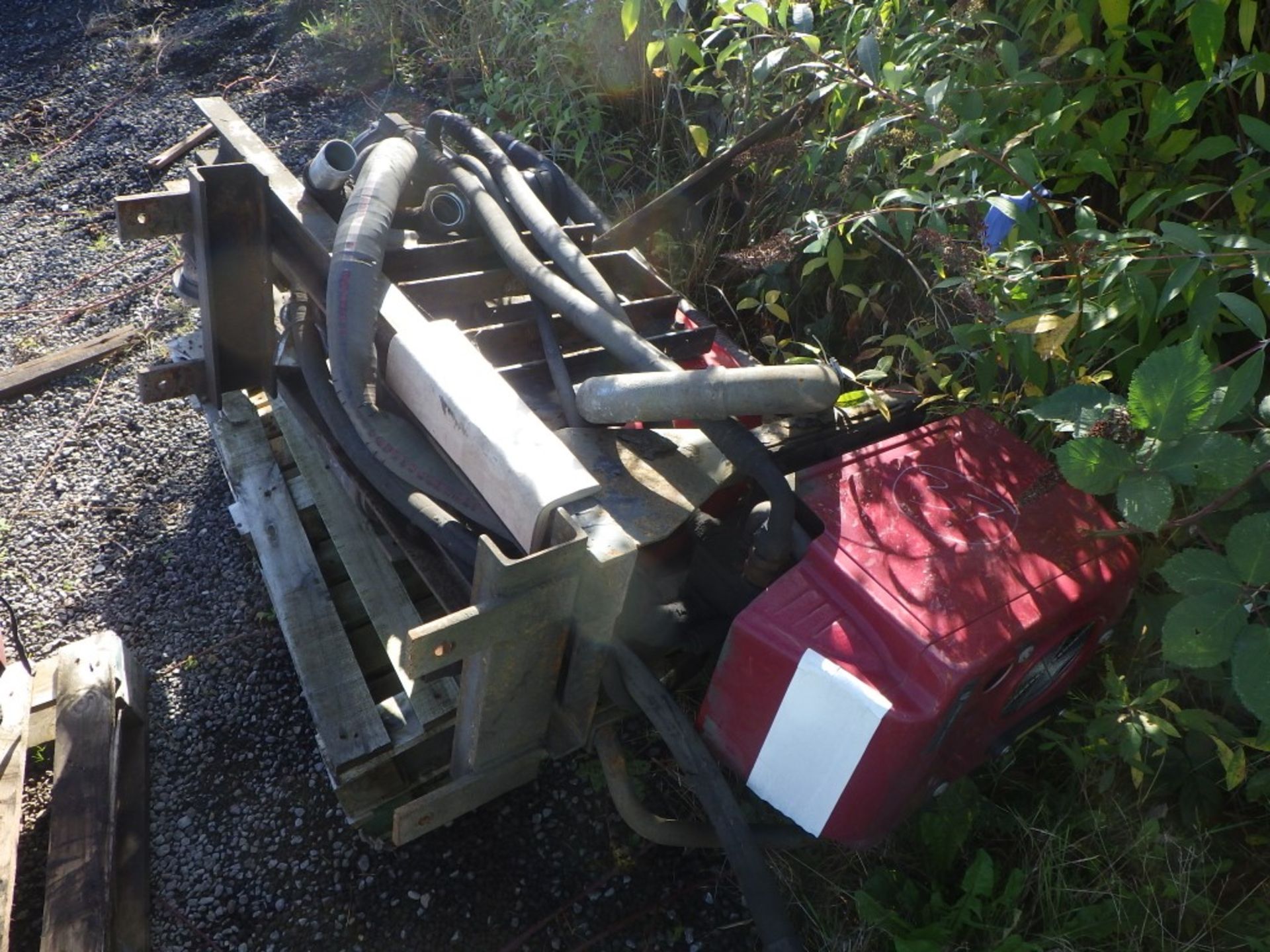 Gardner denver sk18 blower unit on frame