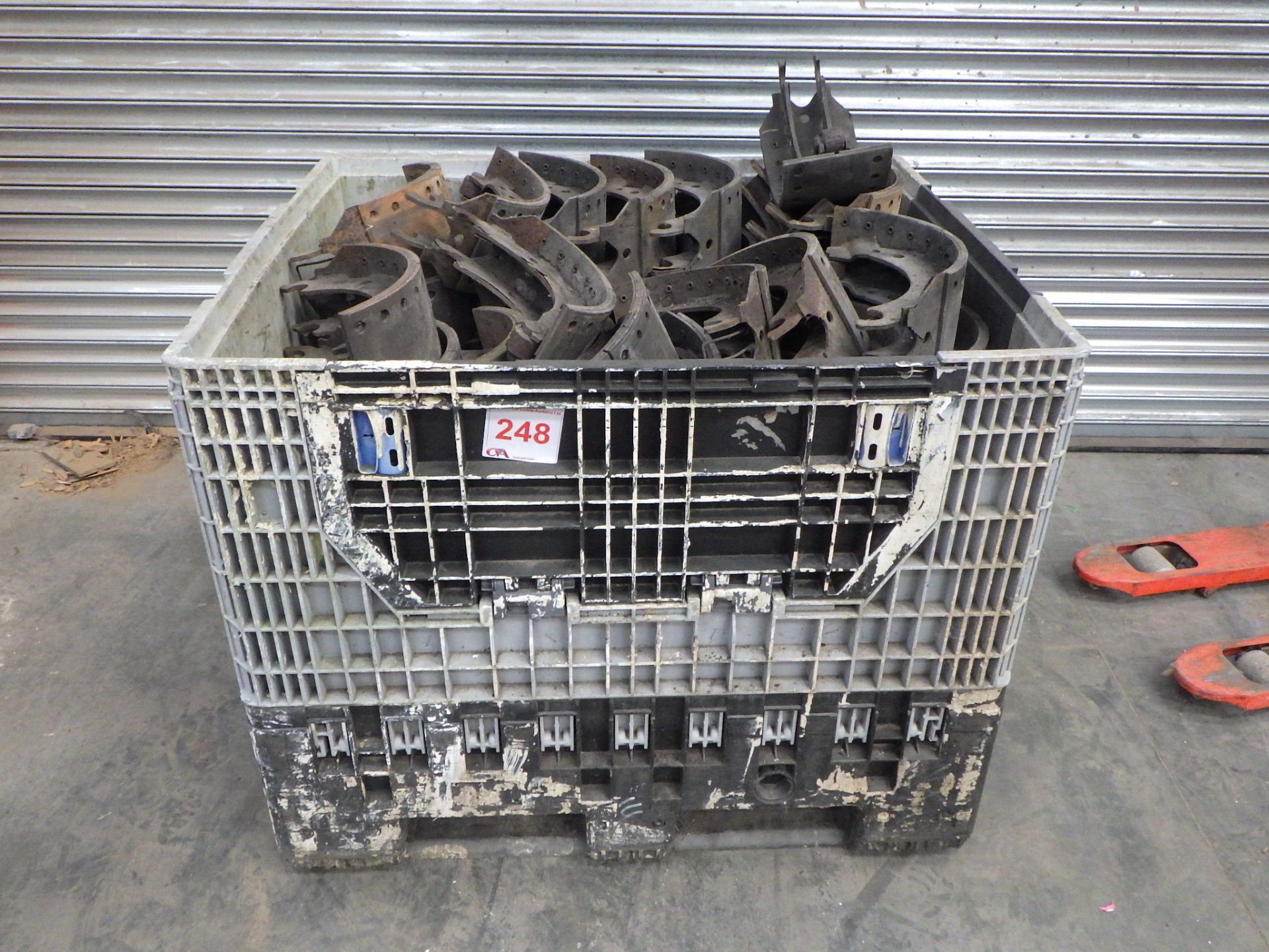 ASSORTED USED BRAKE SHOES