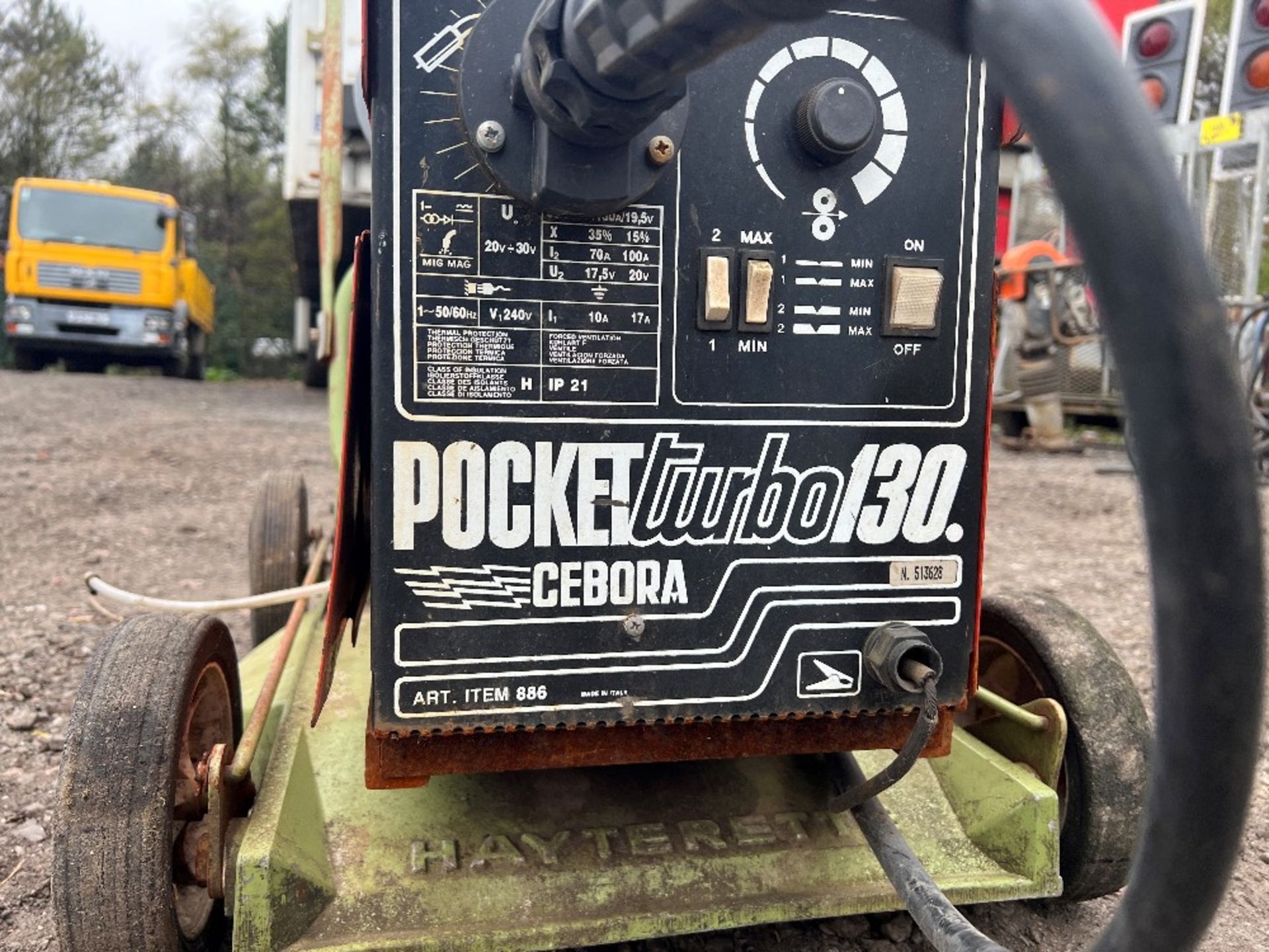 CEBORA POCKET TURBO 130 MIG WELDER - Image 2 of 2