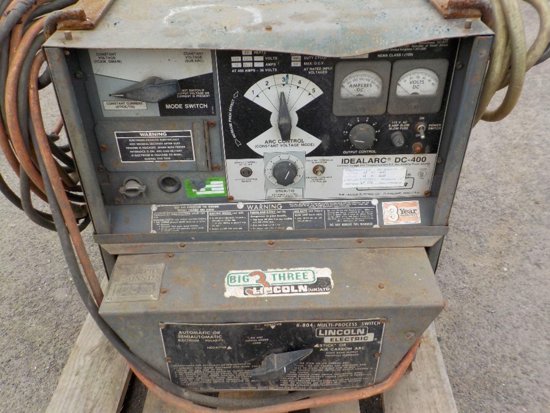 LINCOLN ELECTRIC 'IDEALARC DC400' WELDER