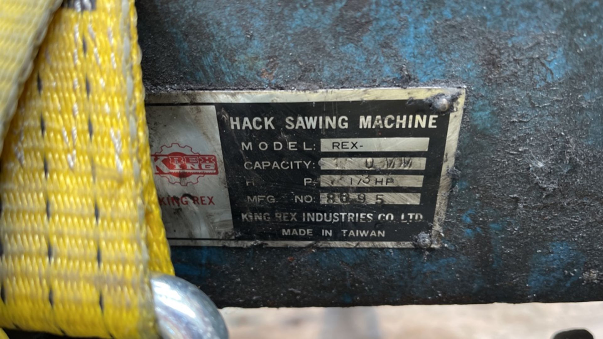 REX KING HACK SAWING MACHINE - Image 4 of 4