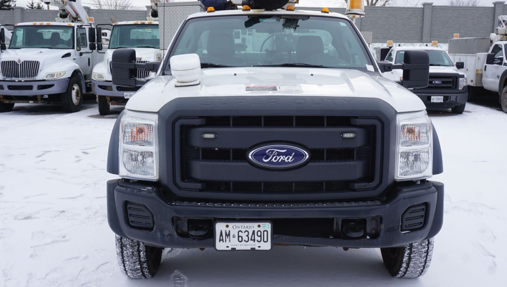 2015 ALTEC AT37G ARTICULATING TELESCOPIC BOOM & BUCKET MOUNTED ON 2015 FORD F550XL SUPER DUTY 4X4 - Image 3 of 18