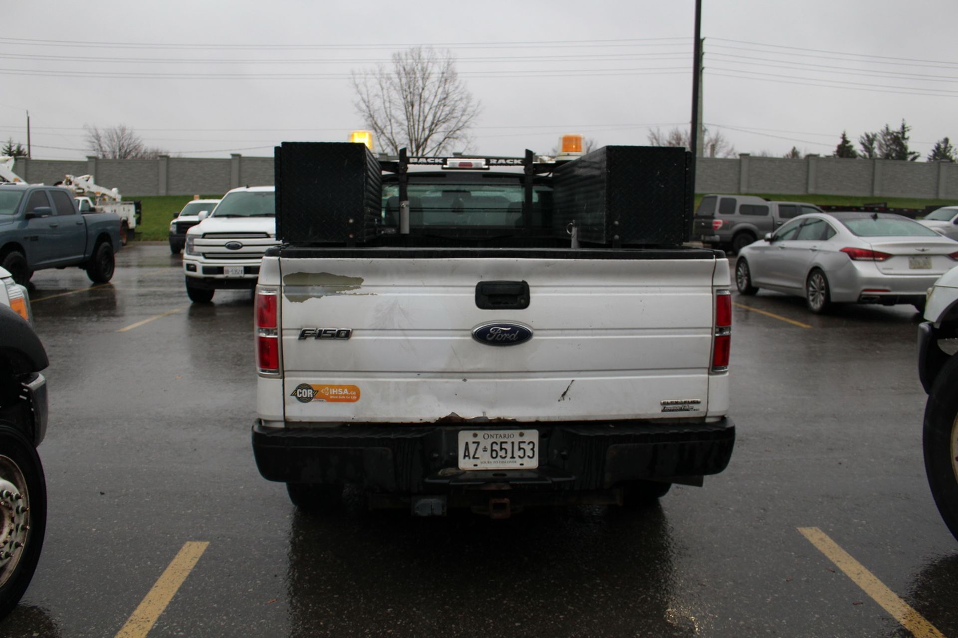 2014 FORD F150XL REG CAB 4X2 PICKUP W/ 5.0L V8 GAS ENGINE C/W (2) WEATHER GUARD HI-SIDE TOOL BOXES, - Image 4 of 5