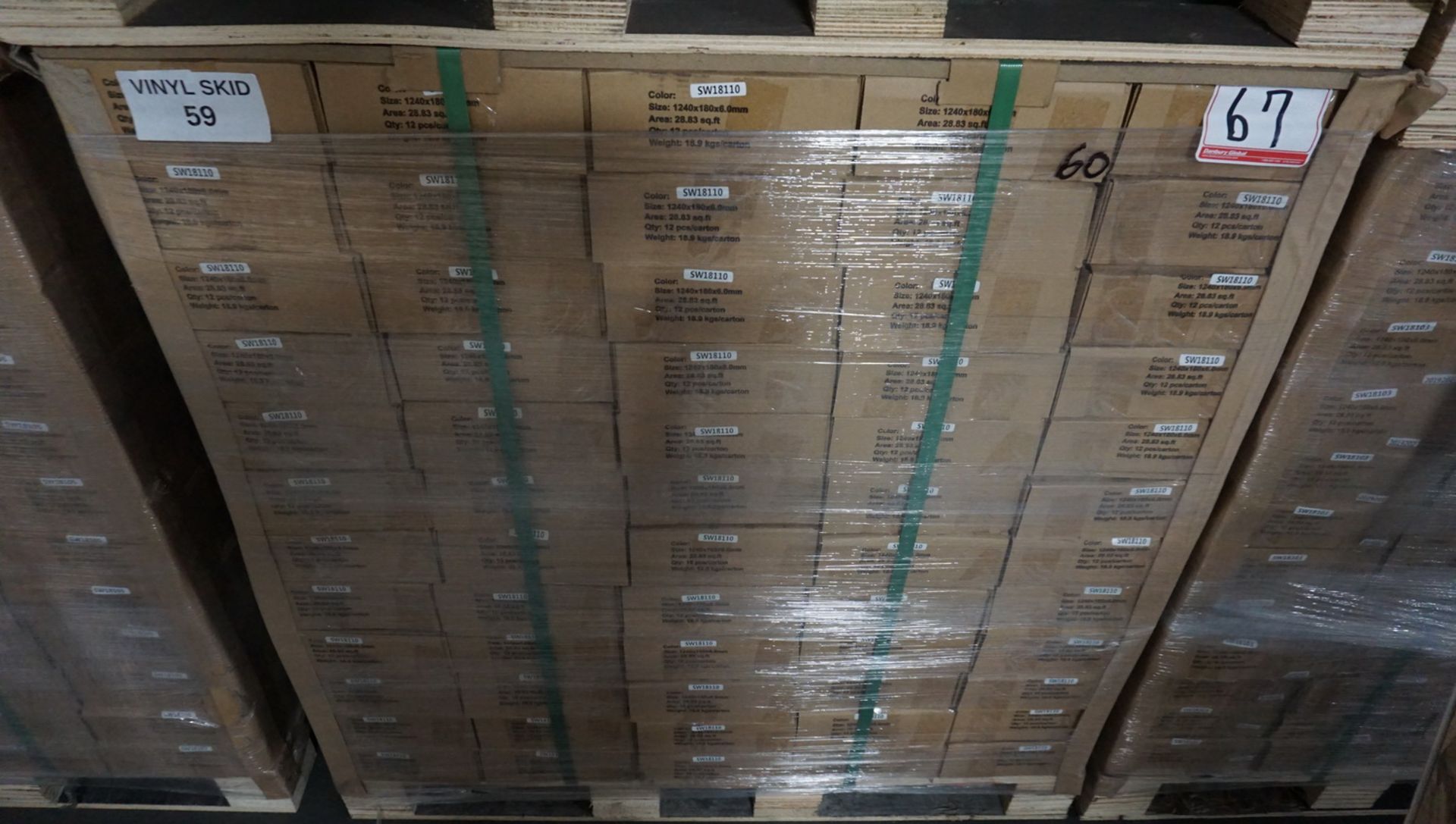 BOXES - UMBRELLAR LUXURY WPC FLOORING 1240X180X6.0MM COLOR SW18110