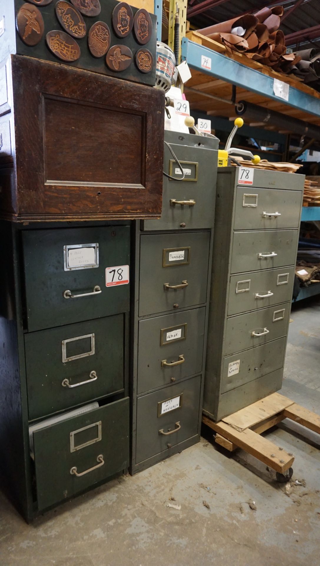 LOT - FILE CABINETS & SHIPPING DESK - Image 2 of 3