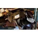 LOT - GRIZZLEY ASSTD BROWN LEATHER