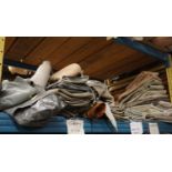 LOT - GREY UPHOLSTERY LEATHER
