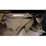 LOT - 482 SQFT - BRUISER SAND SUEDE FINISH LEATHER