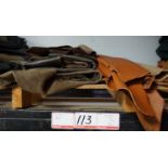 LOT - 326 SQFT - CACHE (221) MED BROWN & (105) GREY LEATHER
