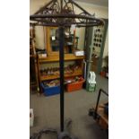 LOT - BLK STEEL 30" X 75" ROUND REVOLVING COAT STAND