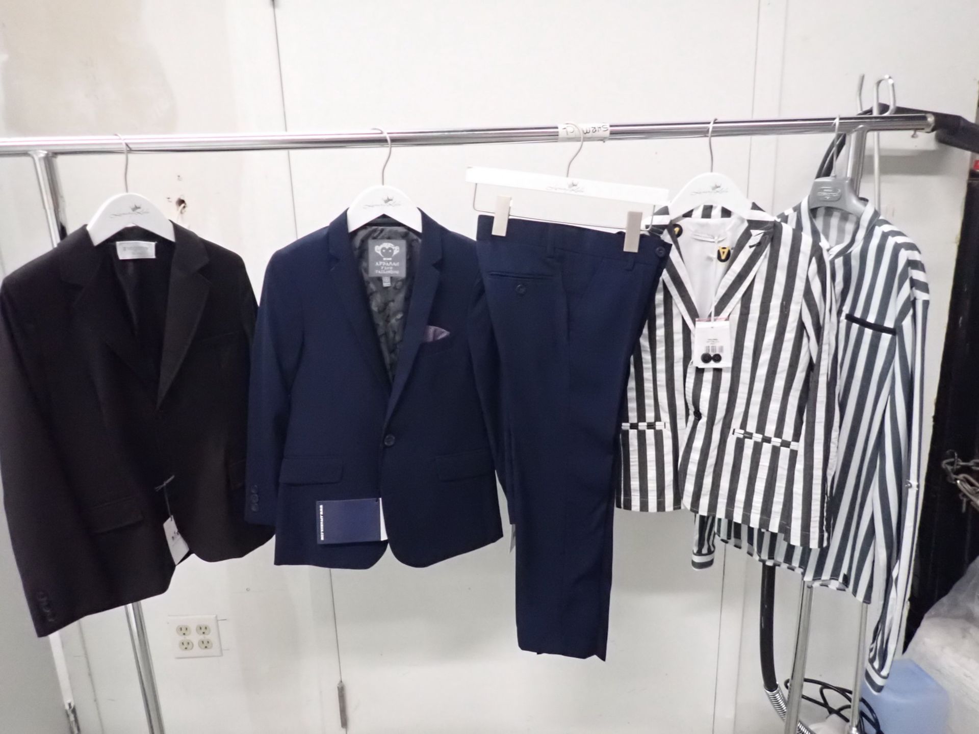 UNITS - ASSORTED BOYS SUITS, DRESS SHIRTS, TOPS, & PANTS FROM MSGM, NANAN, ZINGONE, ALESSANDRINI,