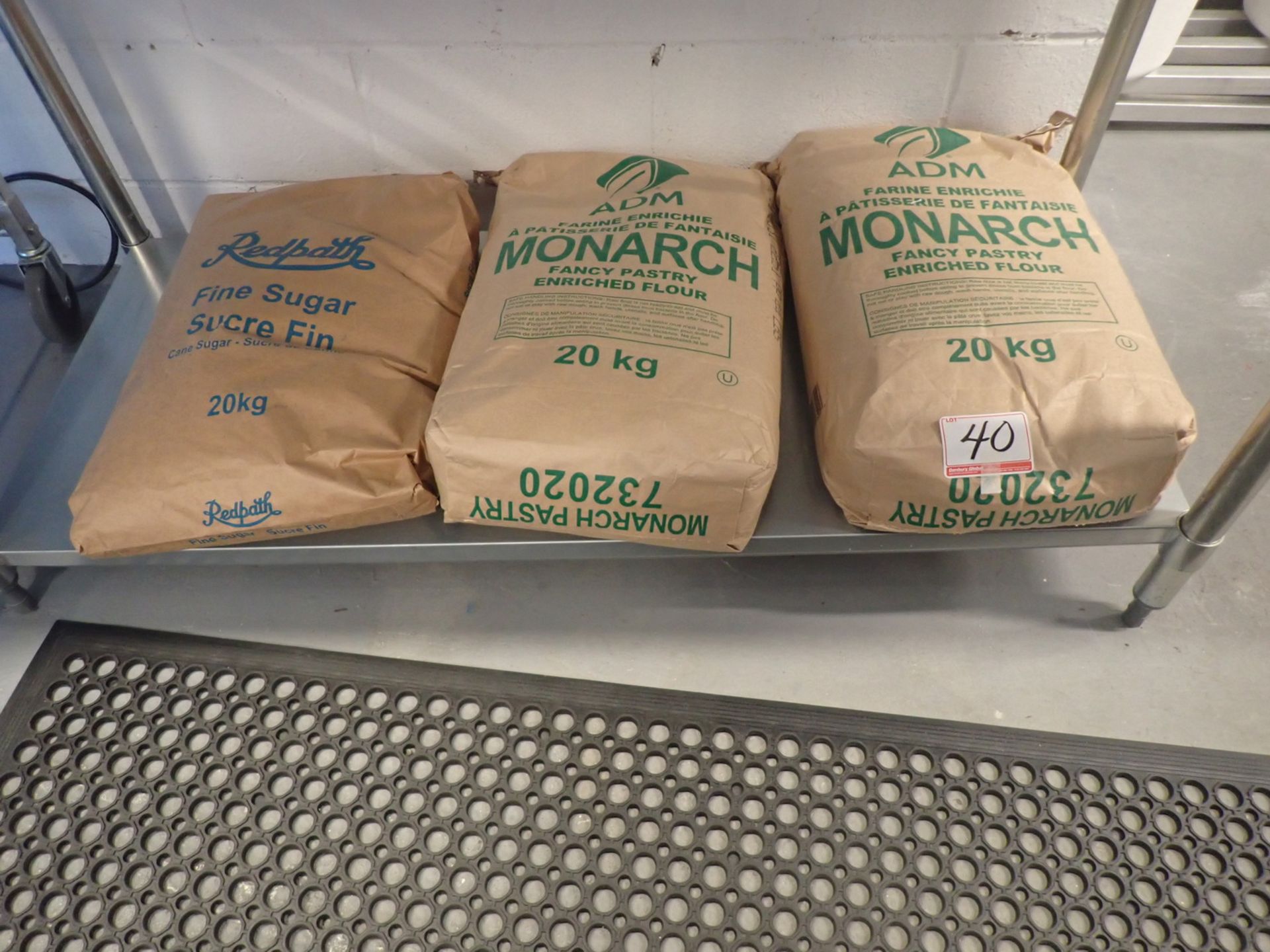 LOT - RED PATH SUGAR & MONARCH PASTRY FLOUR (3 BAGS)