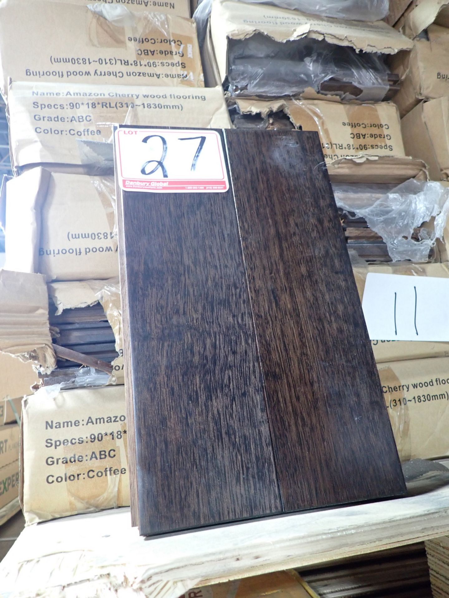 BOXES - AMAZON COFFEE CHERRY 90 X 18 X RL (310-1830MM) HARDWOOD FLOORING