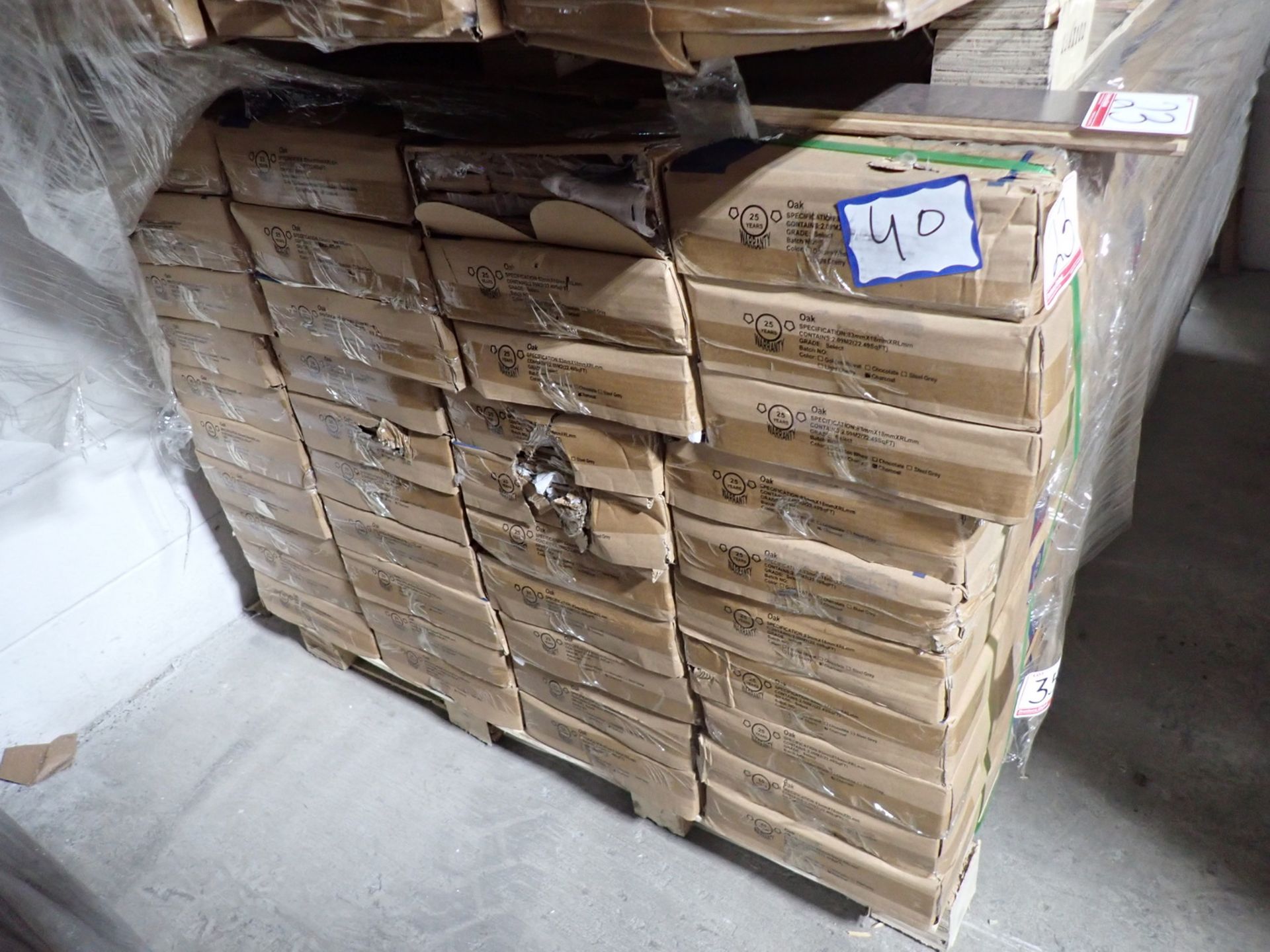 BOXES - OAK CHARCOAL 83MM X 18MM X RL HARDWOOD FLOORING (22.49 SQFT/BOX) - Image 3 of 3