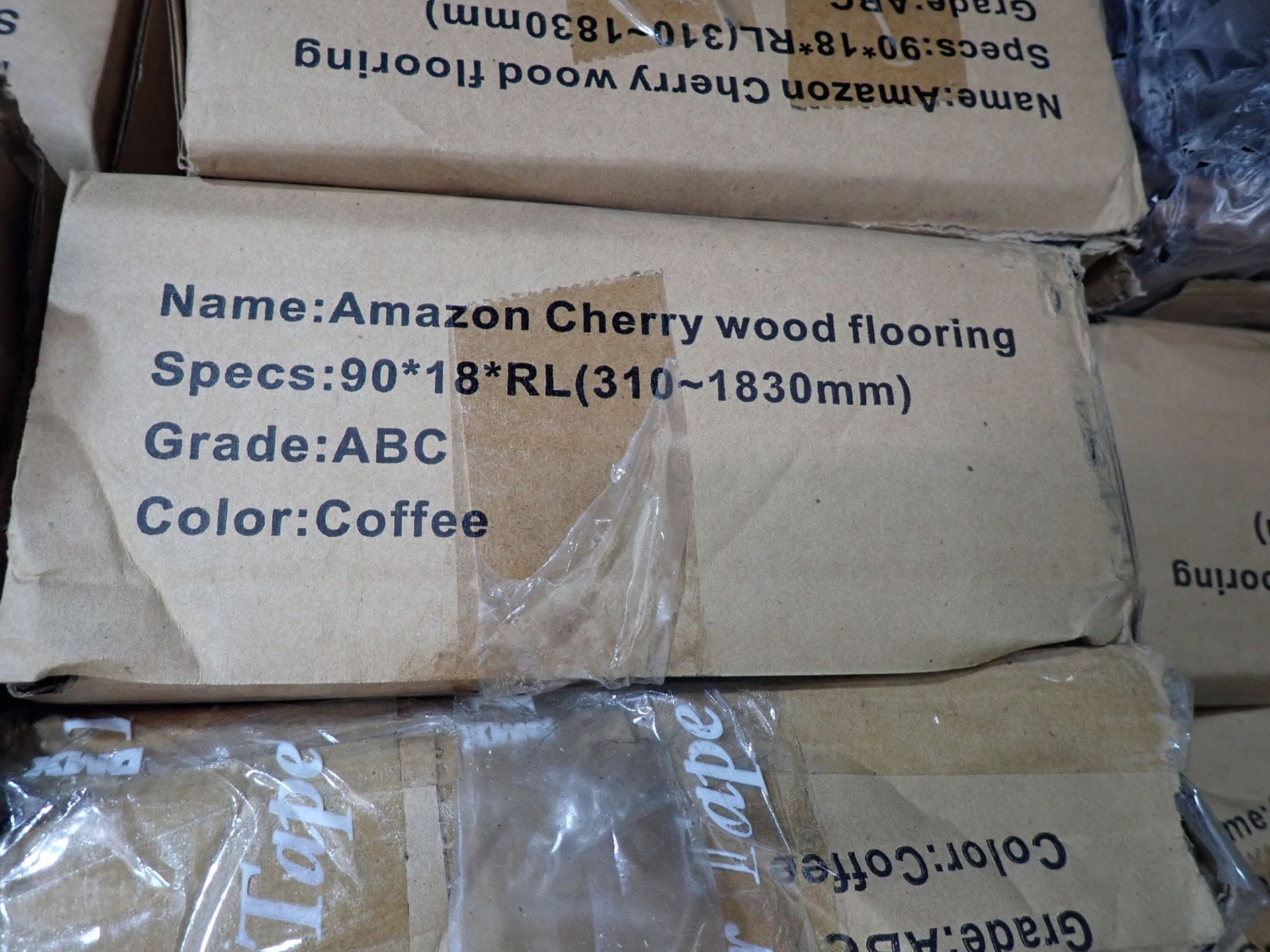 BOXES - AMAZON COFFEE CHERRY 90 X 18 X RL (310-1830MM) HARDWOOD FLOORING - Image 2 of 4