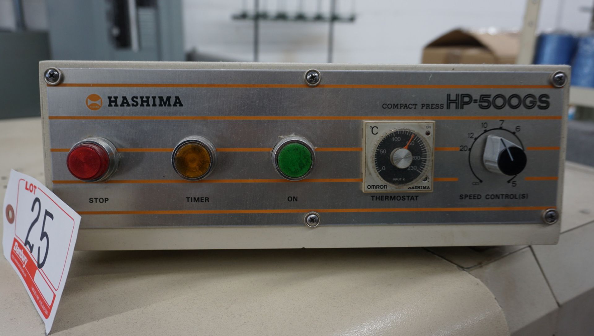 HASHIMA HP-500GS FUSING MACHINE, S/N 09891 - Image 2 of 4
