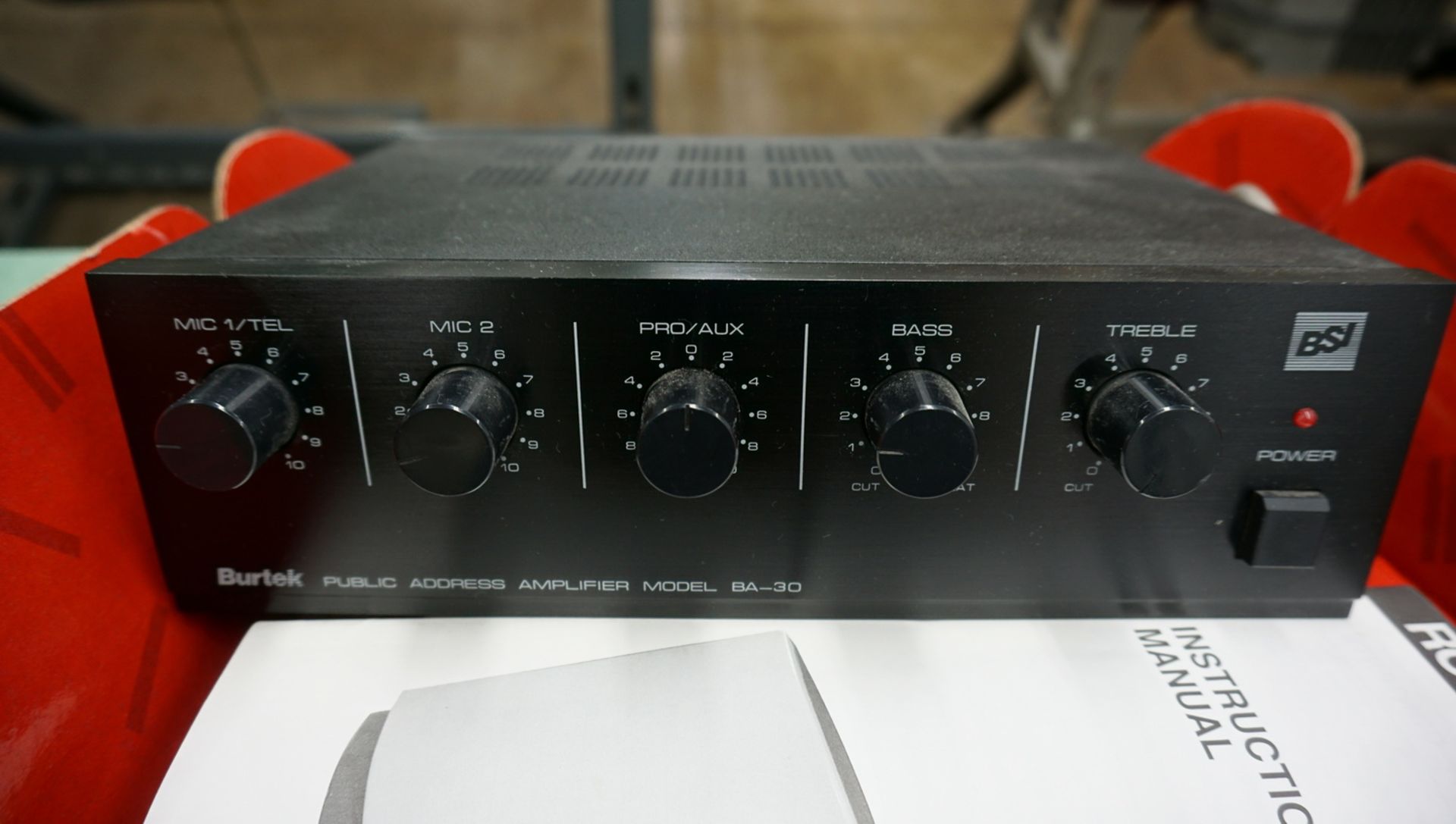 LOT - ITR & ROYAL TIME CLOCKS, & BURTEK PA AMP - Image 2 of 2