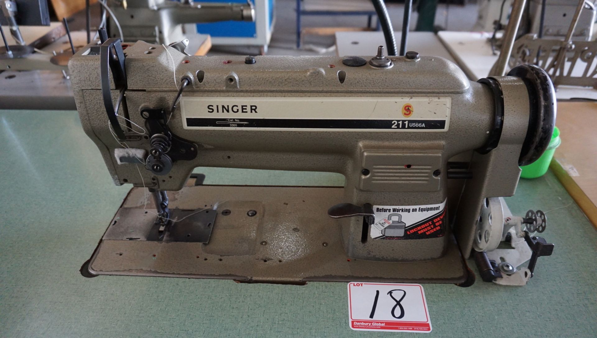 SINGER 211U566A SINGLE NEEDLE WALKING FOOT SEWING MACHINE (220V-1PH)