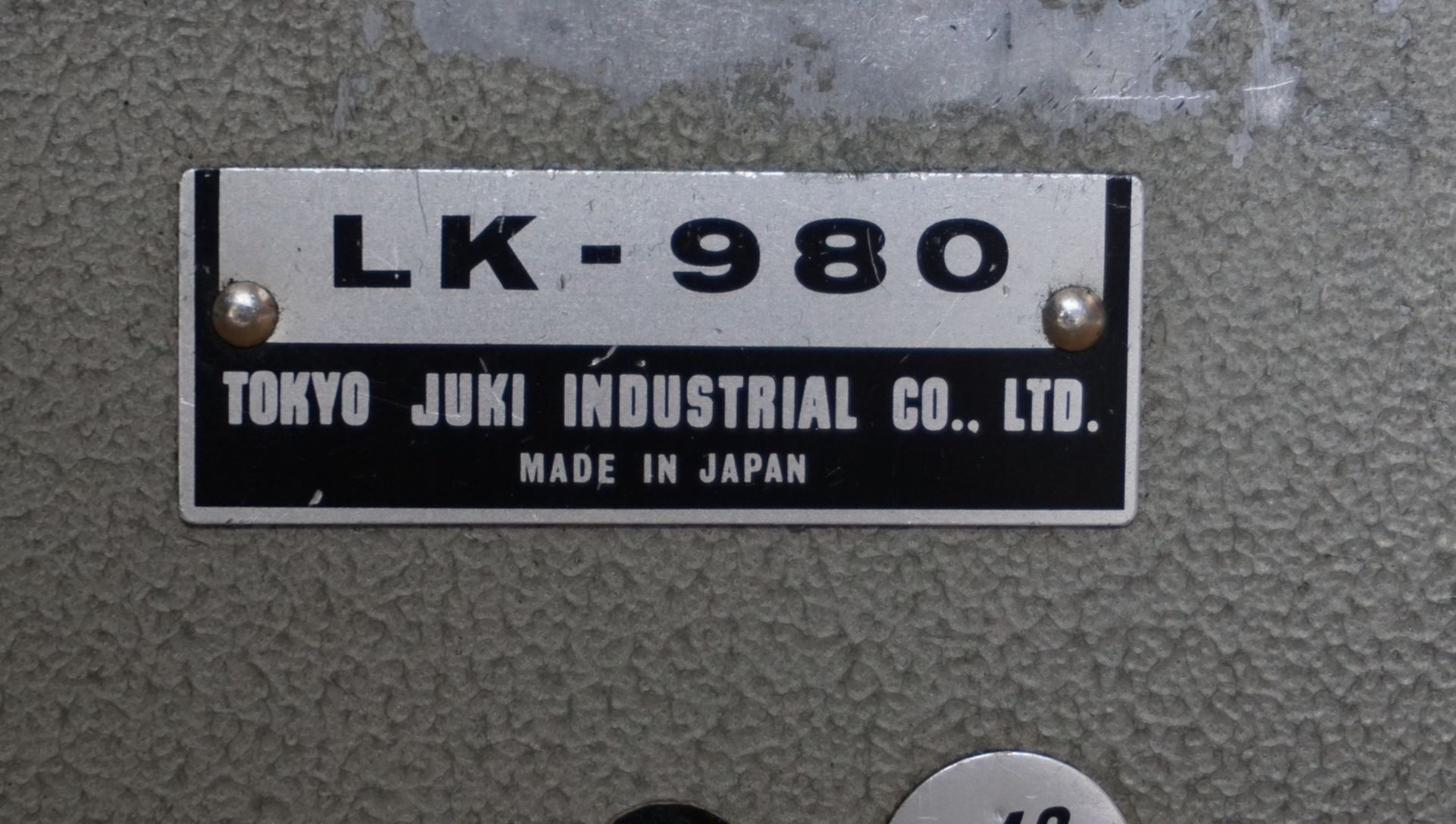 JUKI LK-980 BAR TACKER (110V) - Image 3 of 5