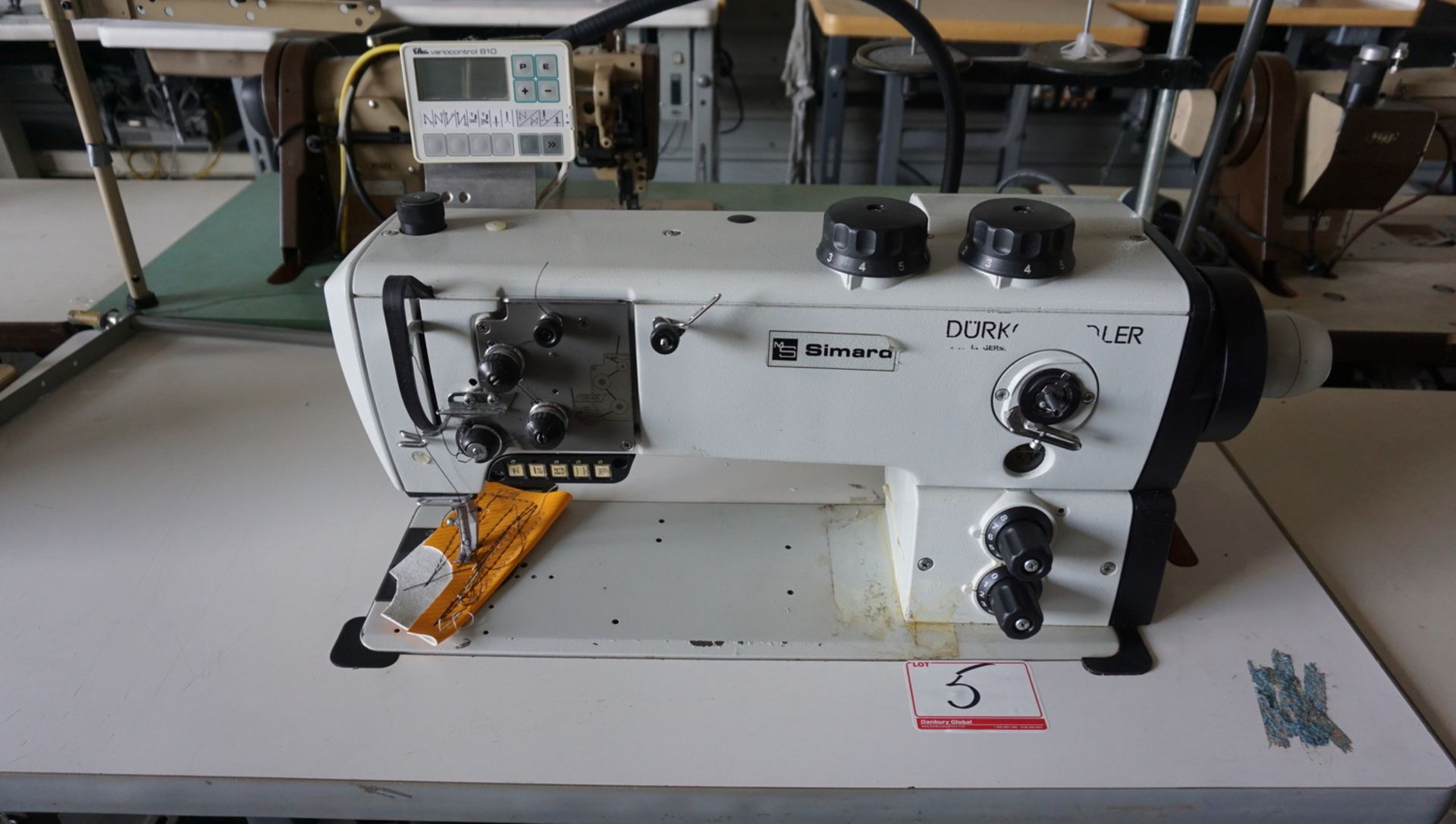 DURKOPP ADLER 0367-990102-367-170315 SINGLE NEEDLE WALKING FOOT SEWING MACHINE W/ ELKA VARIO CONTROL