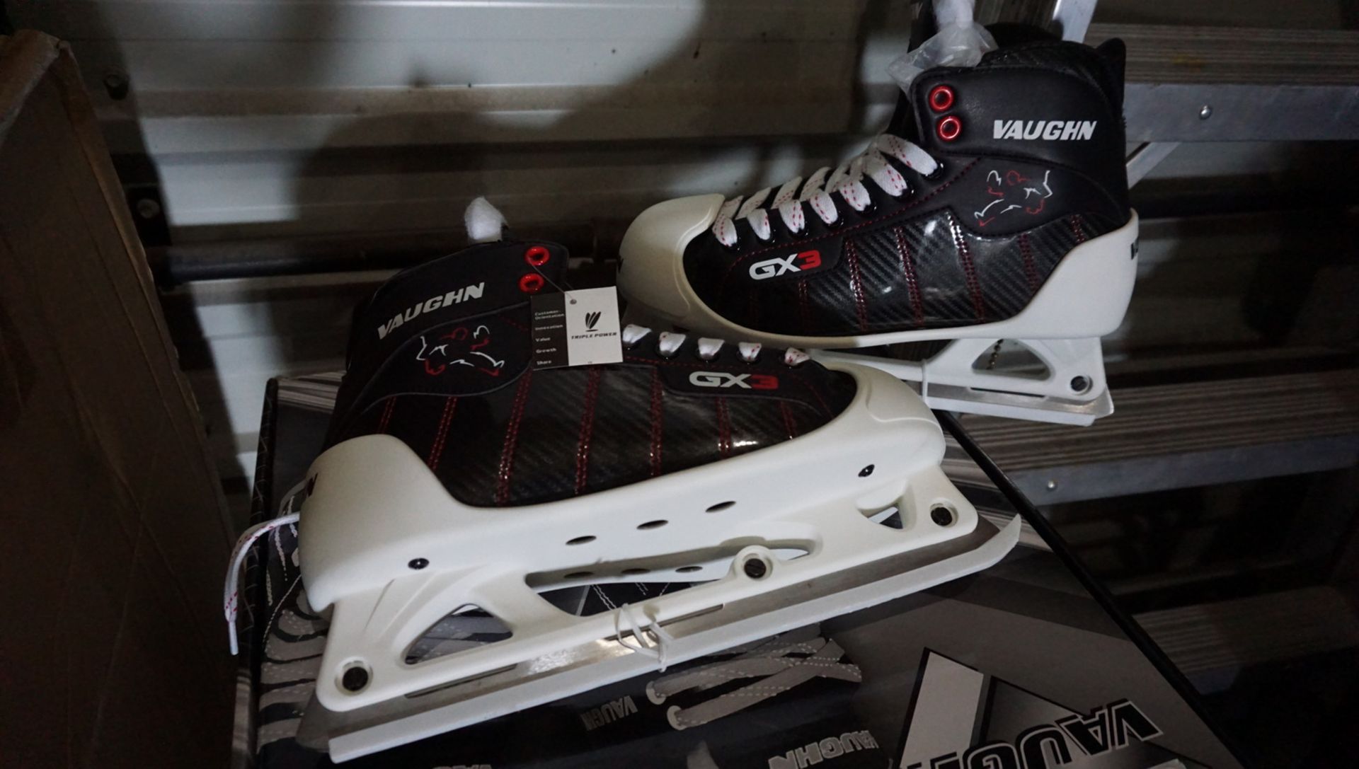 PAIRS - NEW VAUGHN GX3 ASSTD GOALIE SKATES - Image 2 of 3